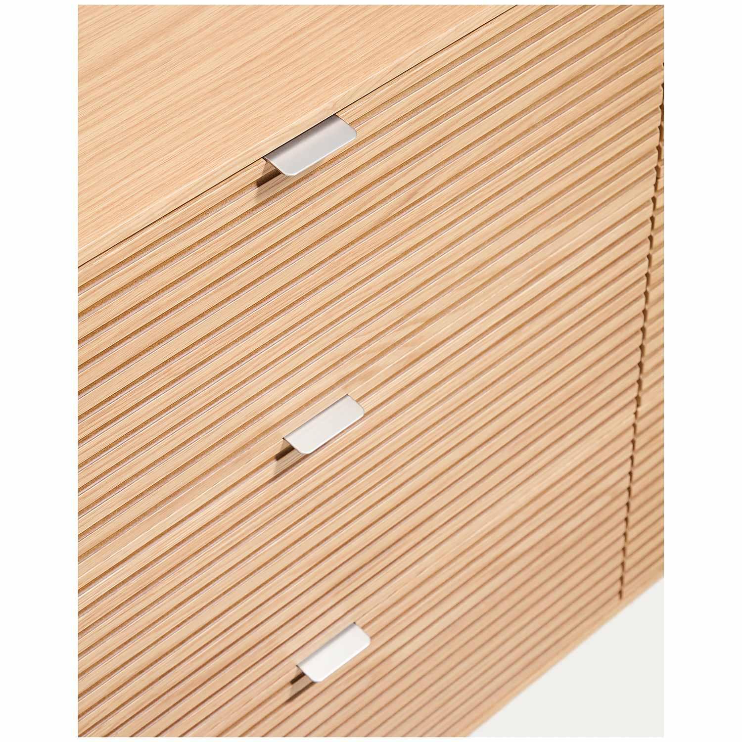 Kommode Norlen mit 6 Schubladen in Eichenfurnier mit naturfarbenem Finish FSC Mix Credit 120x75