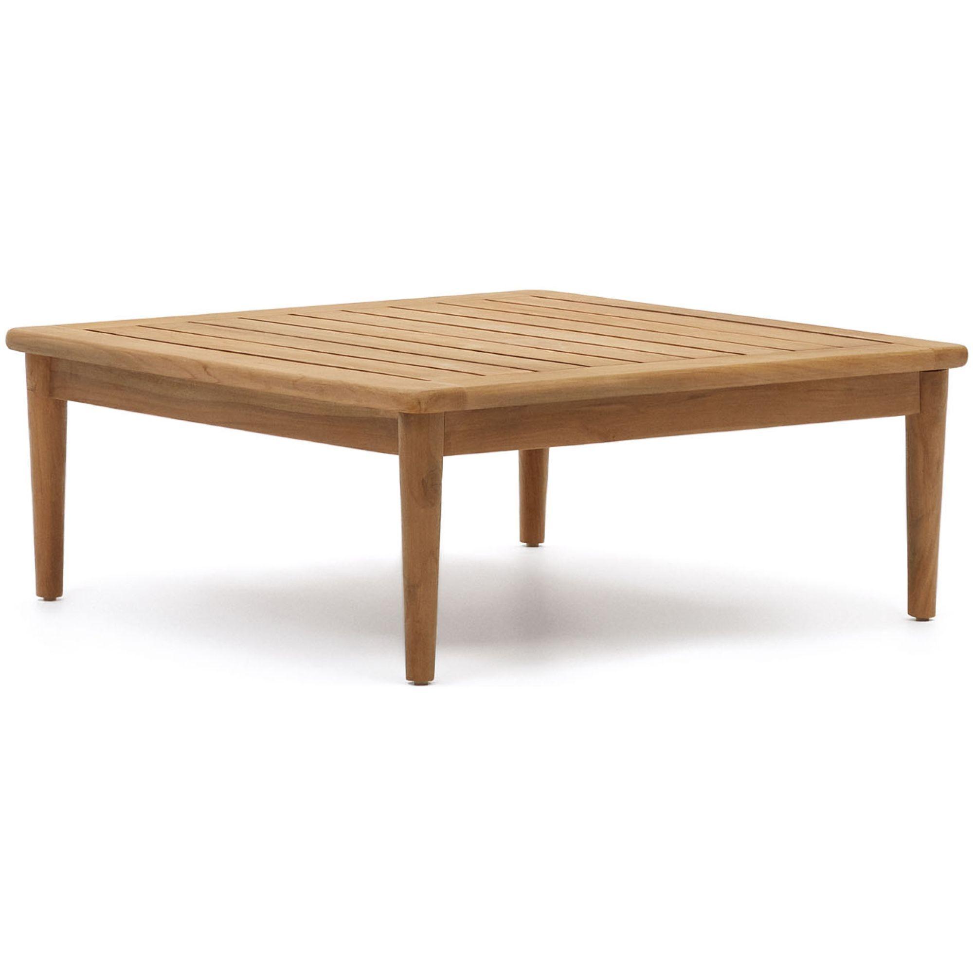 Couchtisch Garten Portitxol Teakholz massiv 80x80