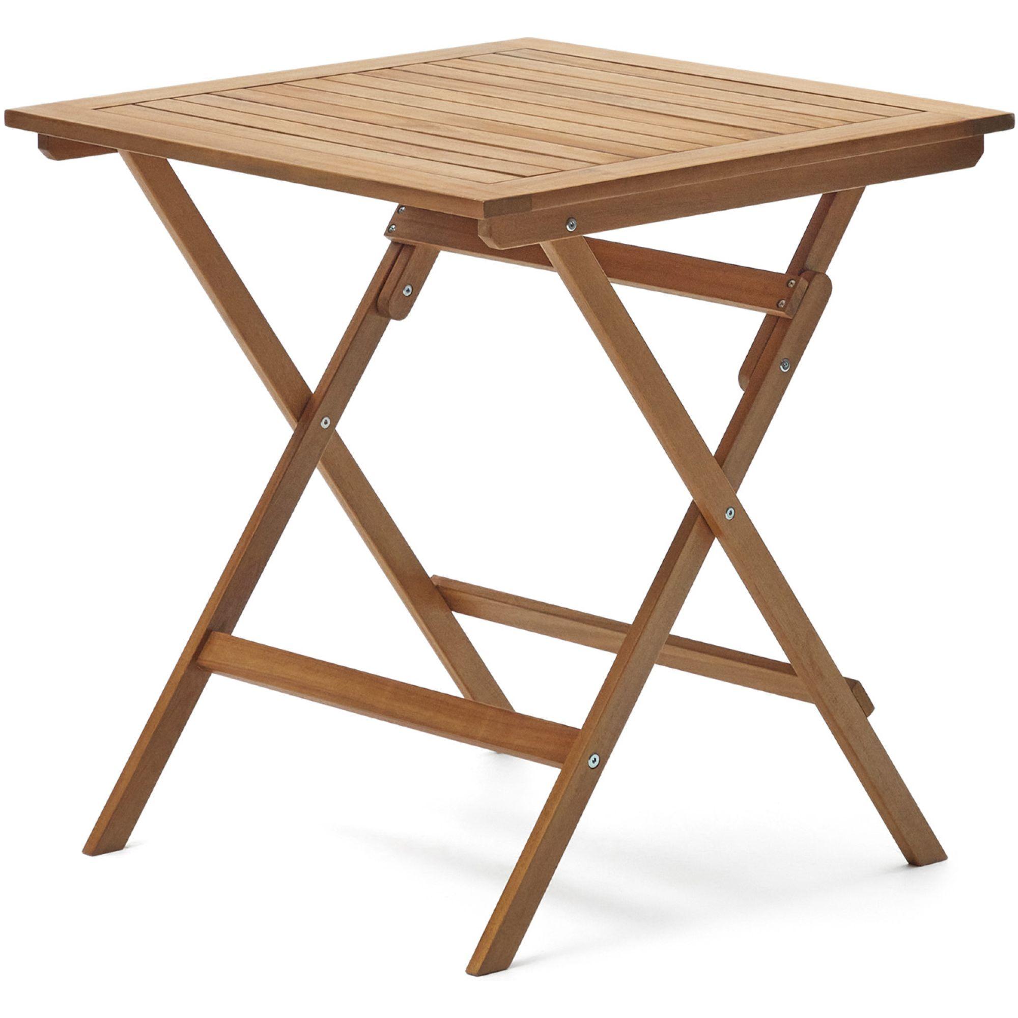 Gartenklapptisch Sadirar aus massivem Akazienholz 70x70