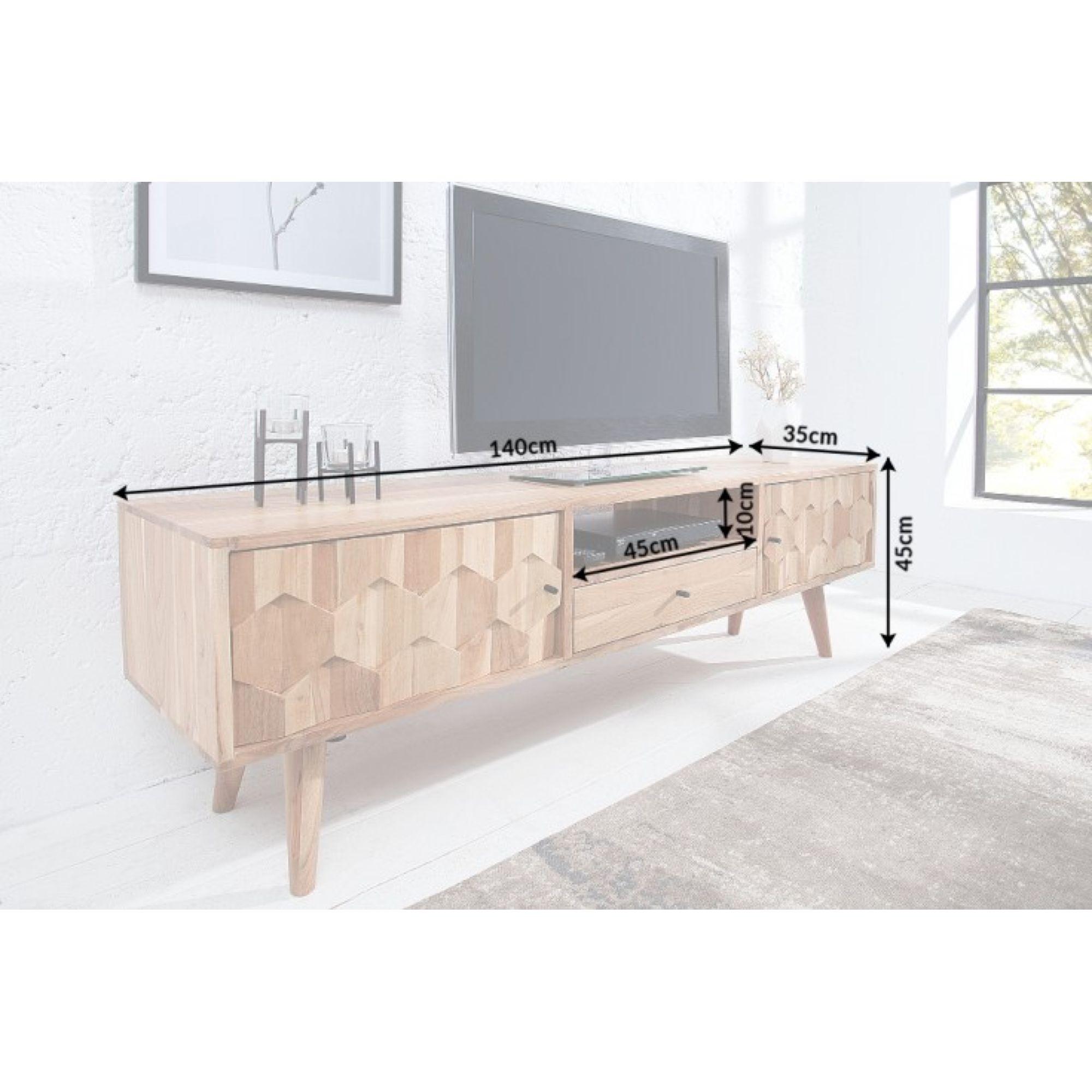 TV Board Beehive II 140cm Akazie