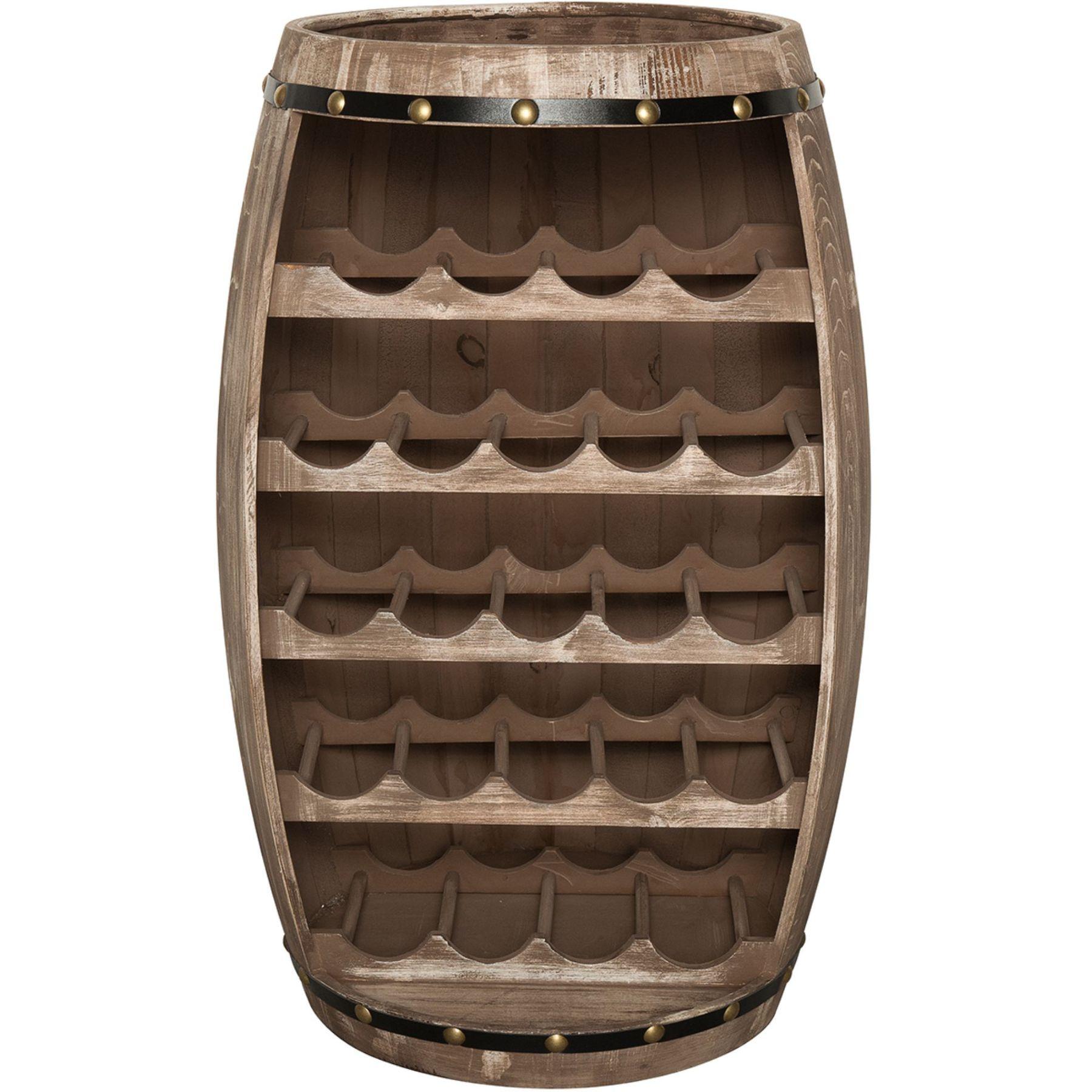 Weinfass Weinregal Winery 80cm Tanne natur