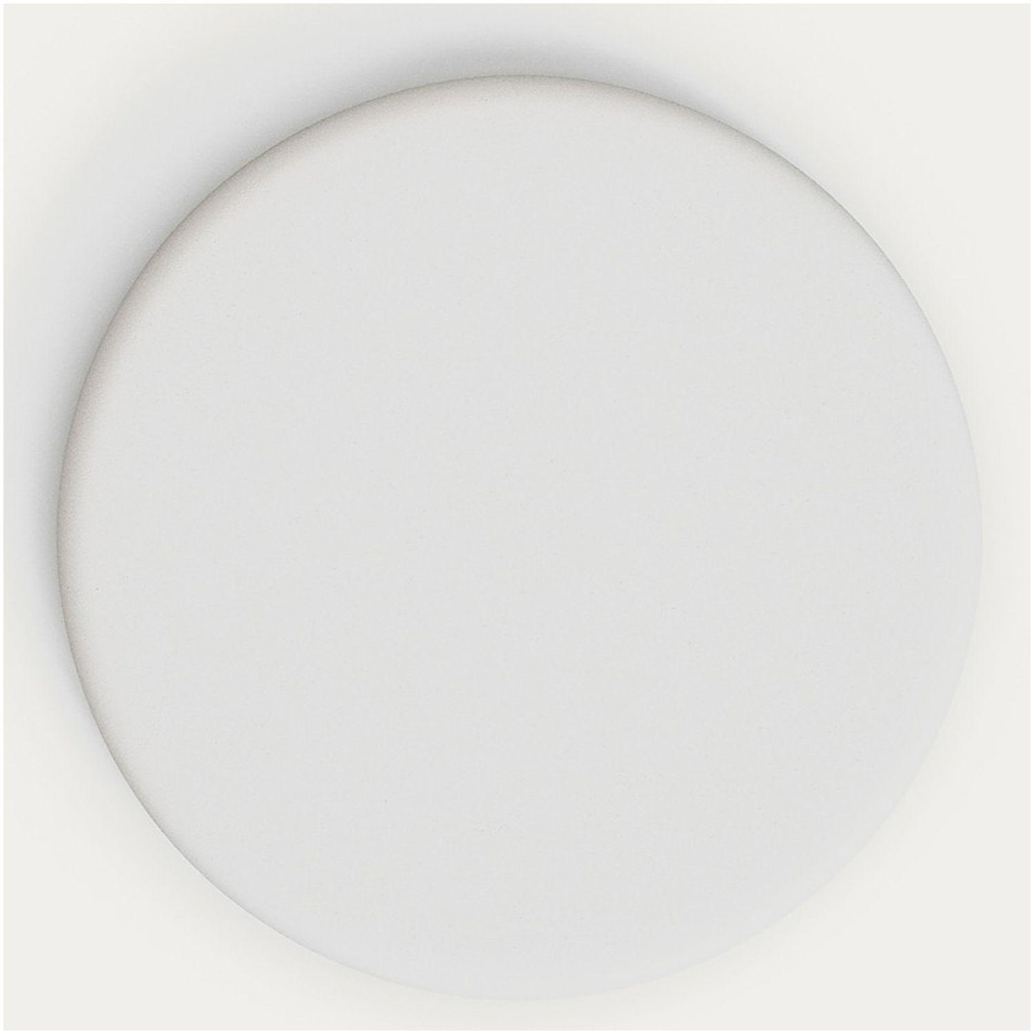 Bartisch Outdoor-Tisch Dina Zementplatte weiss 70x70 und weissem Stahlfuss 48 x 48 x 96 cm