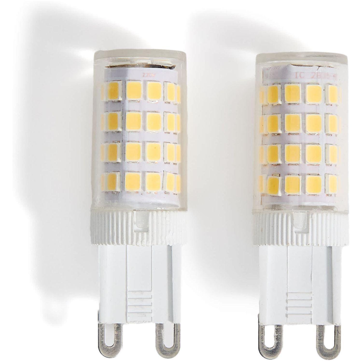 Leuchmittel Bulb LED-Lampen G9 4W 60mm warmweiss (2er-Set)