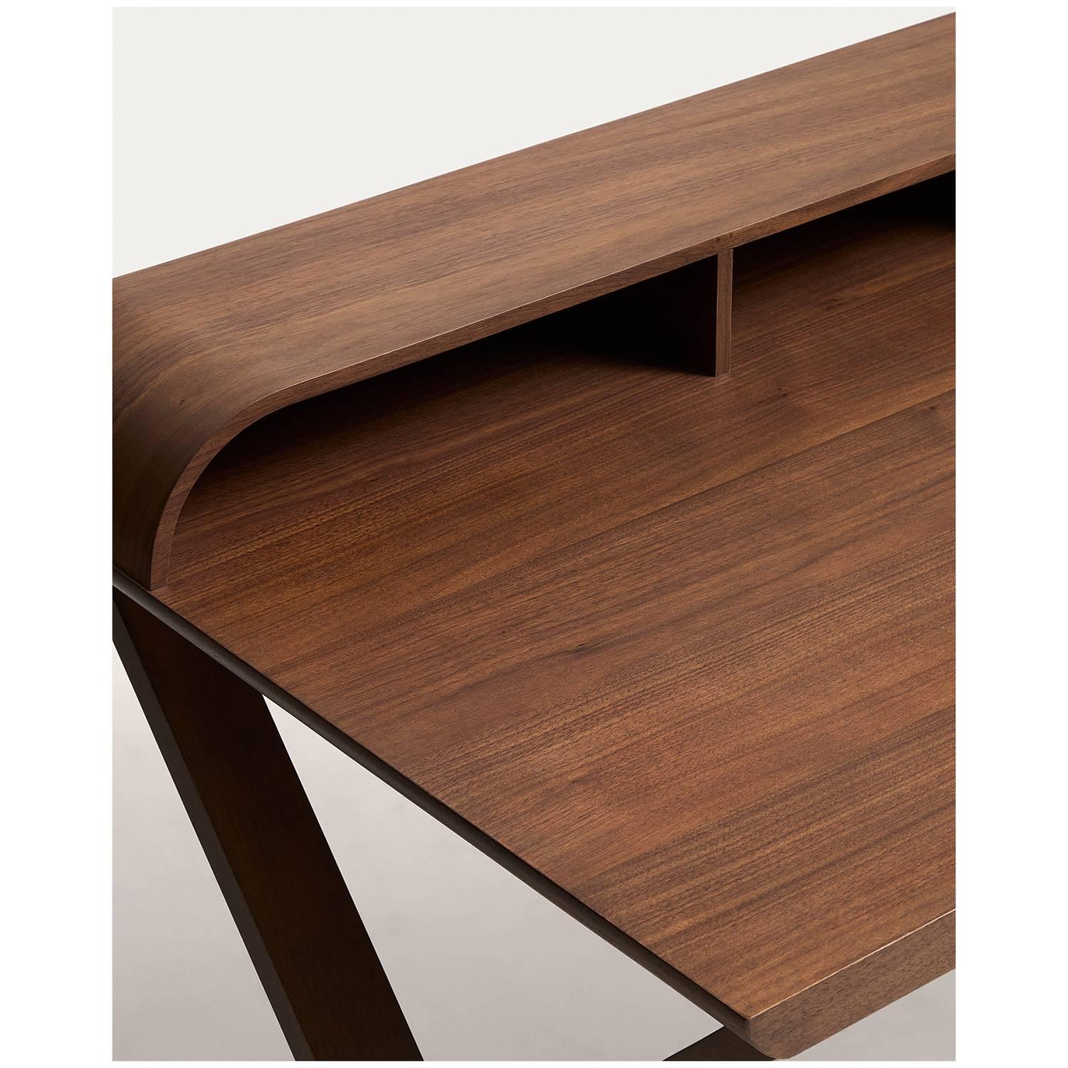 Schreibtisch Dilare aus Nussbaumfurnier 120x85