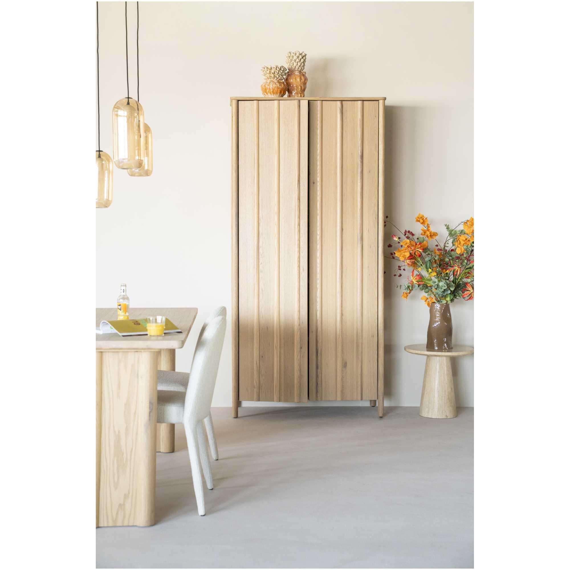 Holzschrank Paul Eichenholz natur 102x210