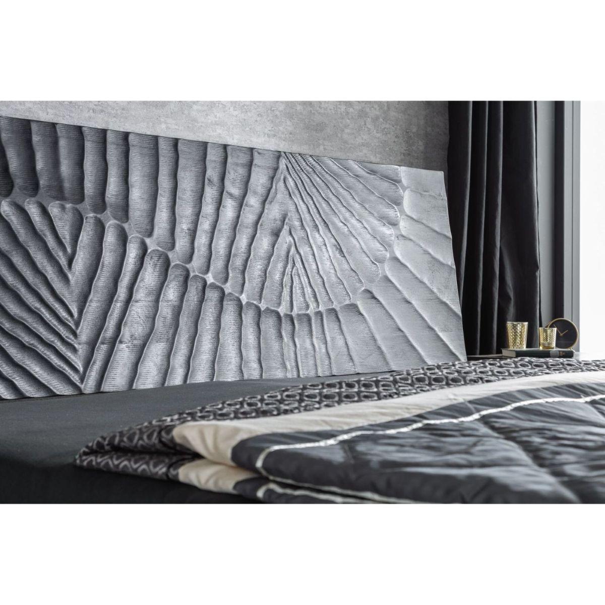 Holzbett Vintage Baraya 180x200 Mango schwarz