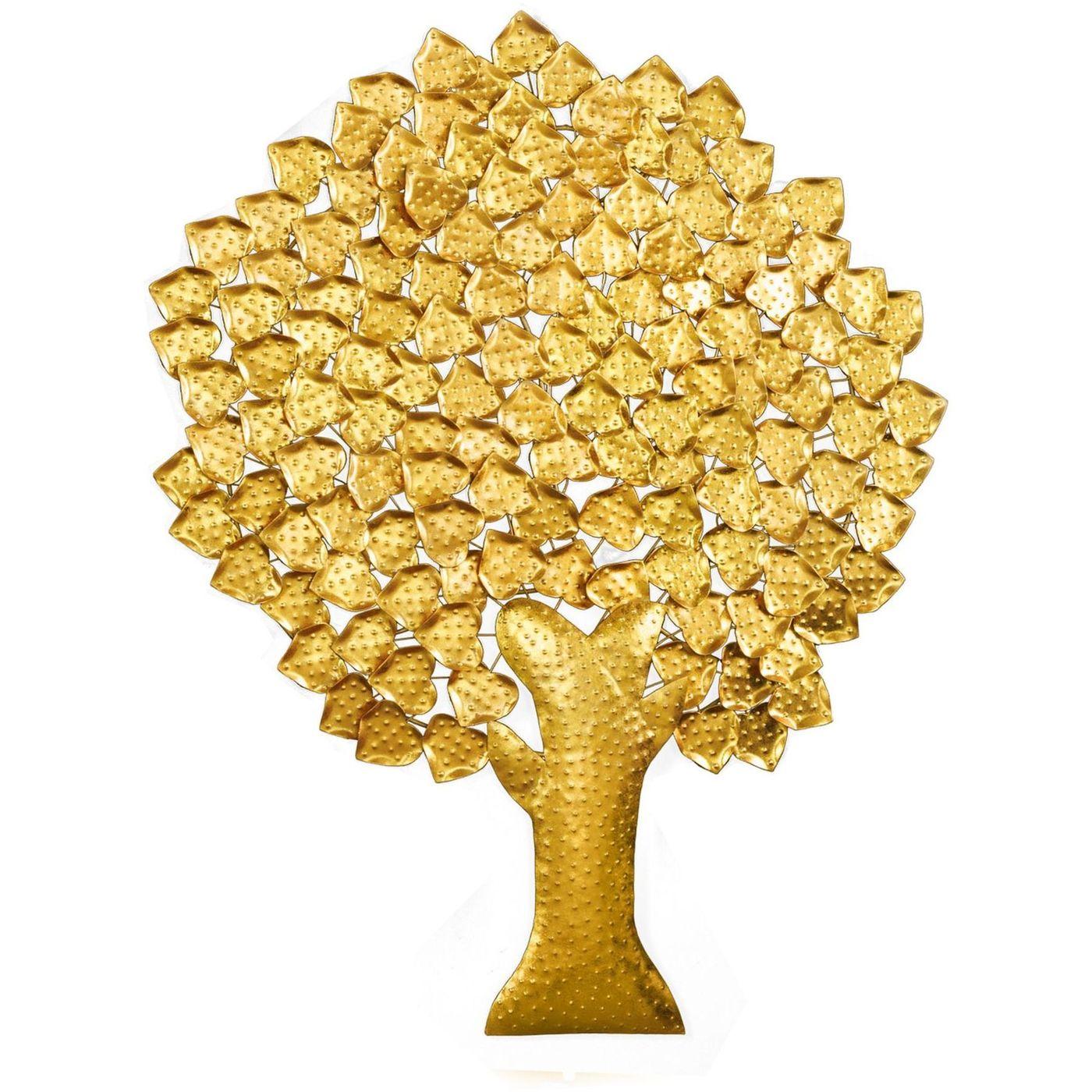 Wanddekoration Baum Life gold 170