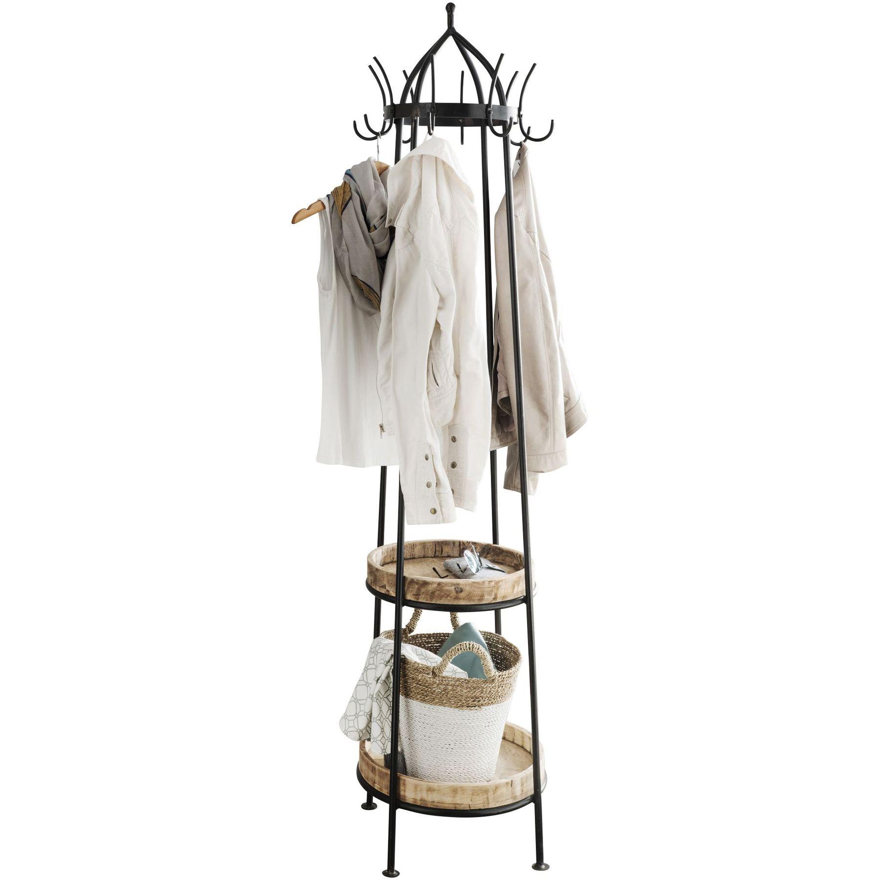 Garderobenständer Vintage Industrial Mango Metall 185