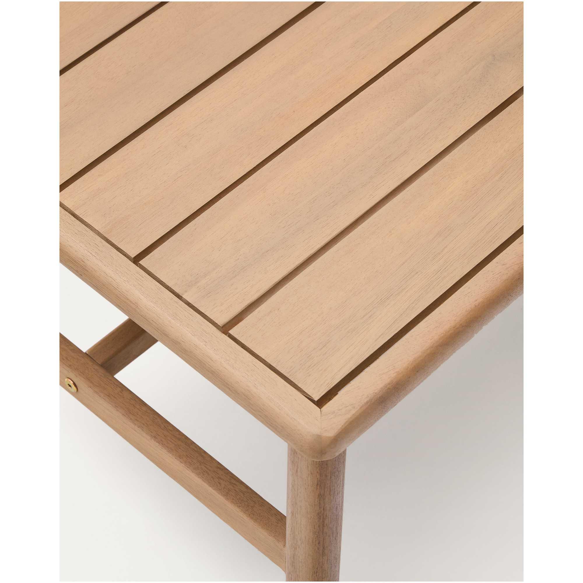 Garten Sitzgruppe Set Alabe Akazienholz 100% FSC Rattan (4-teilig)