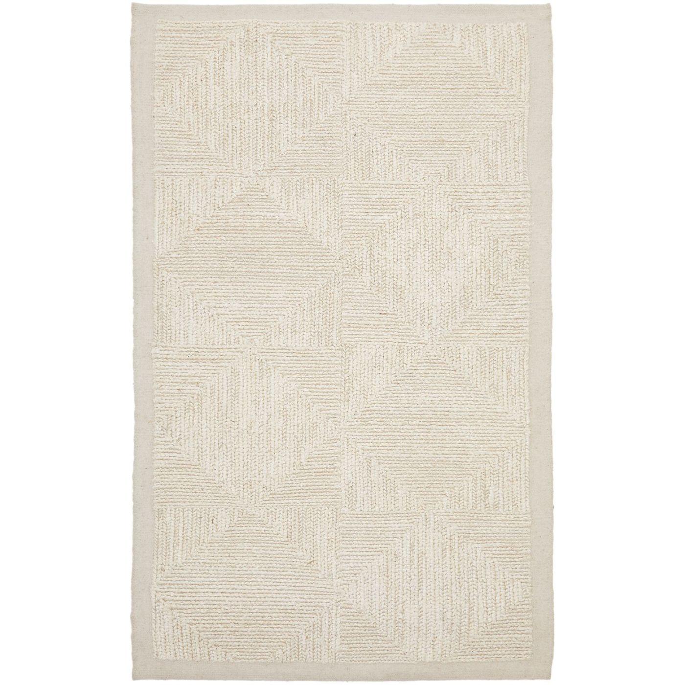 Sicali Teppich aus Jute weiss 160 x 230 cm