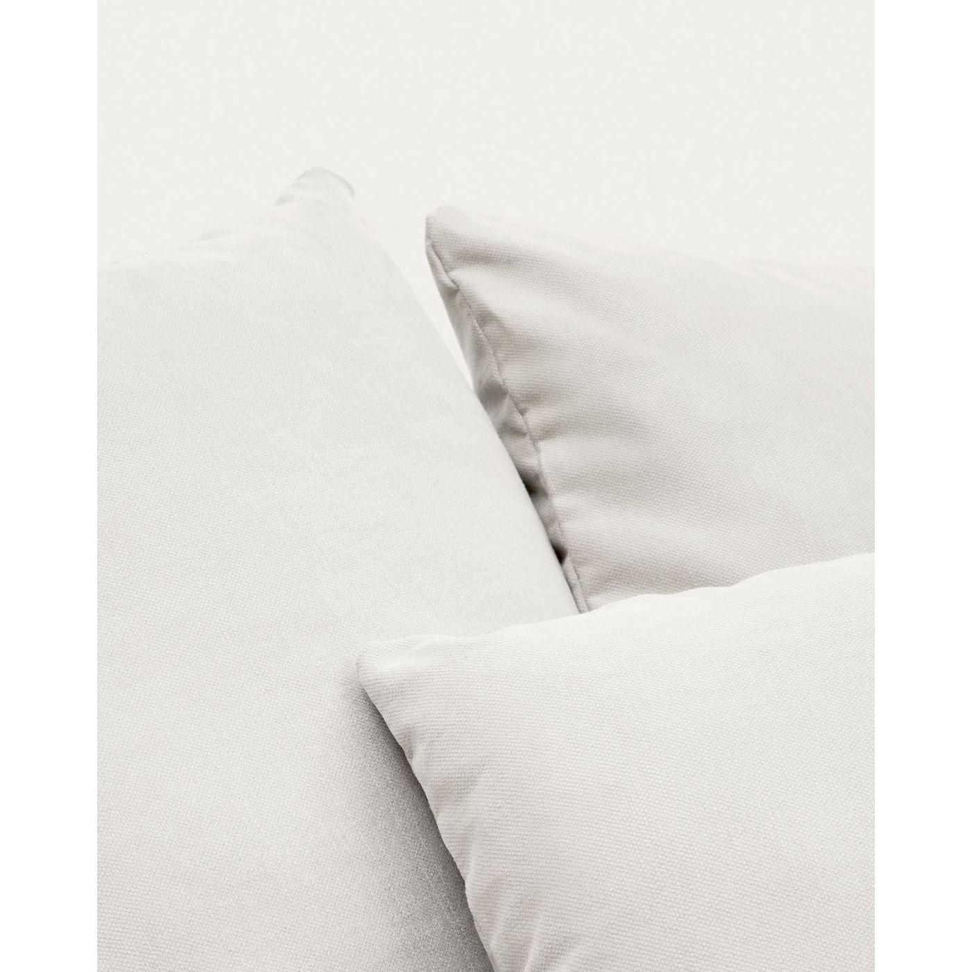Bezug für Nora Loveseat Sessel aus Leinen und Baumwolle naturfarben