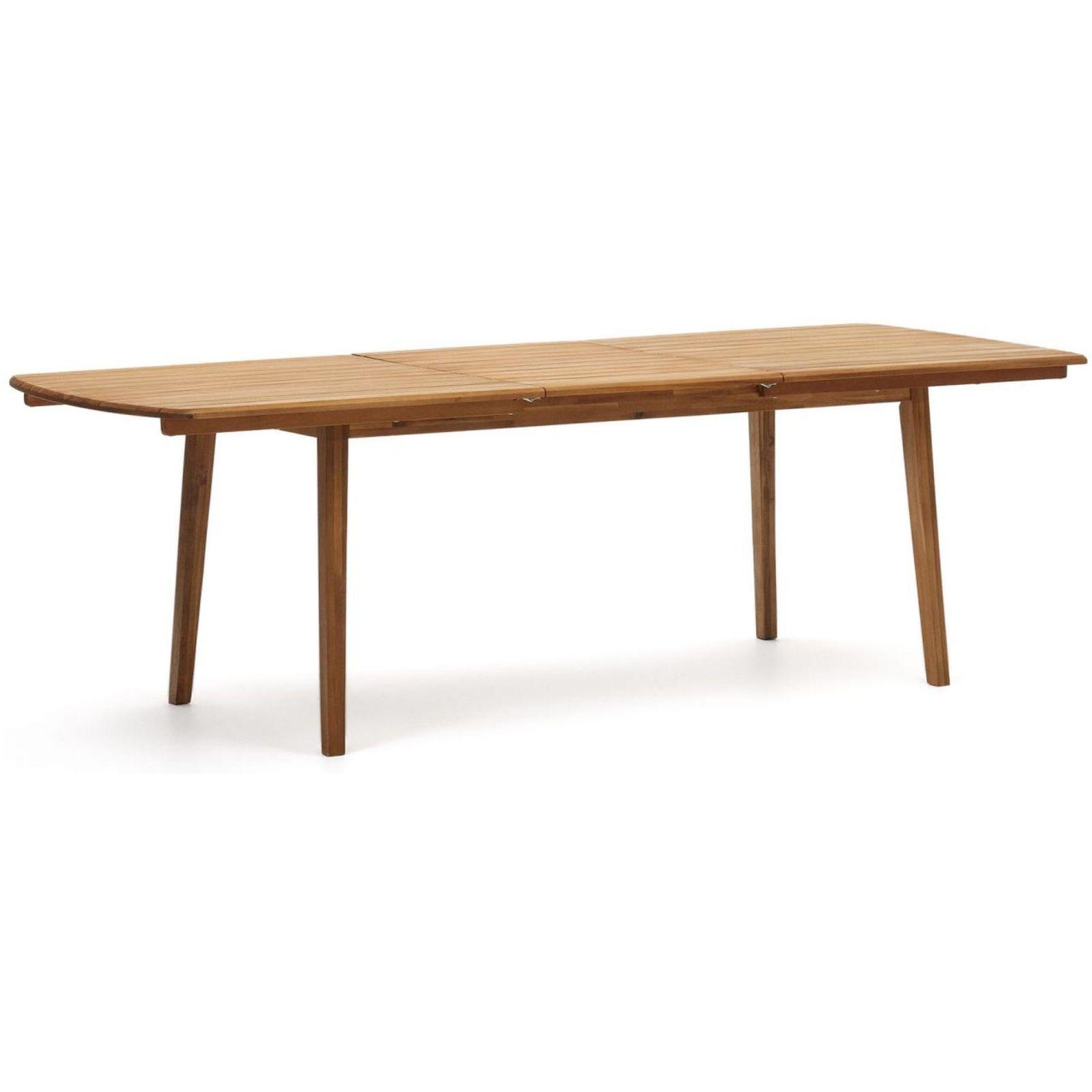 Garten Ausziehtisch Thianna Akazienholz 180-240x90
