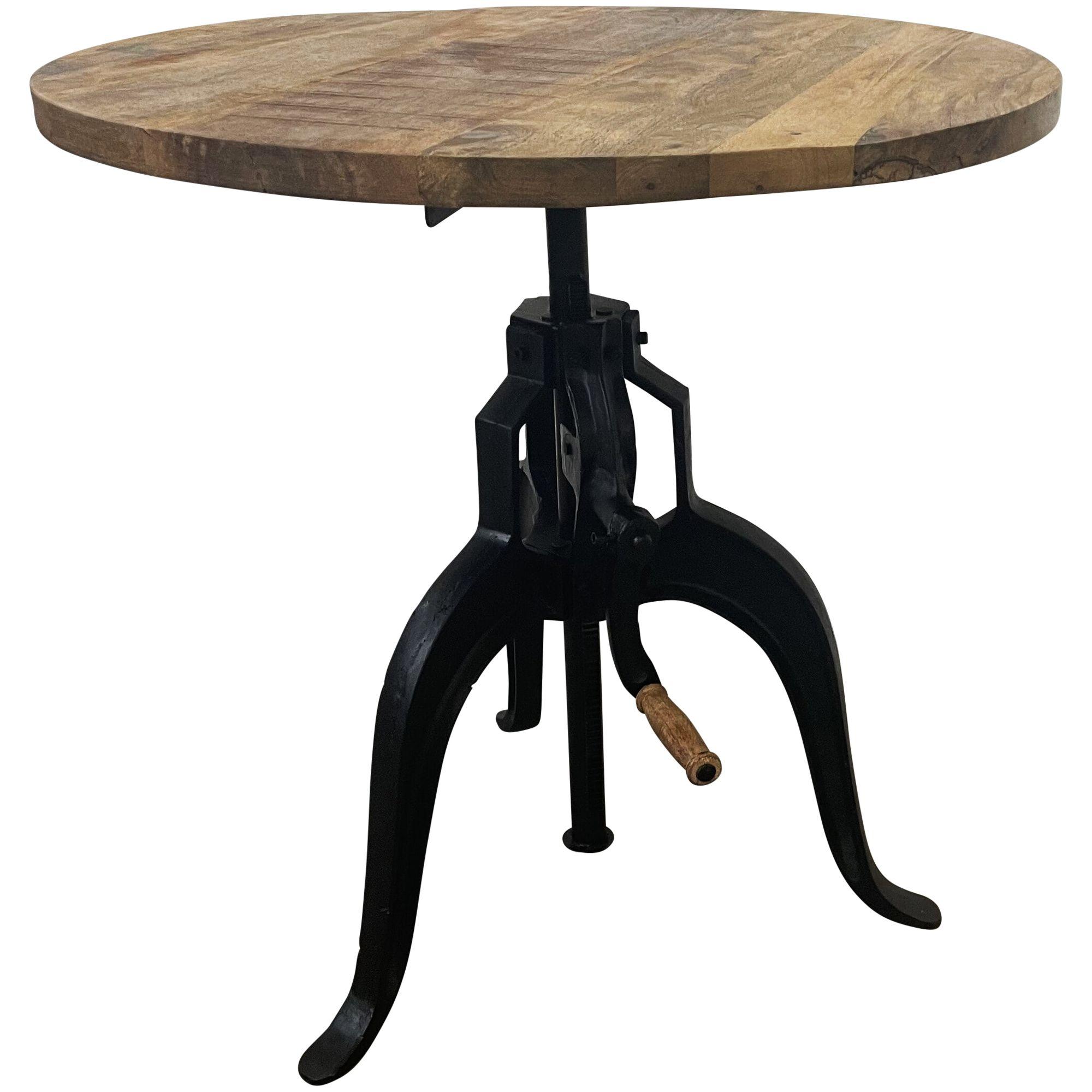 Bartisch Bistrotisch Industry Loft Gusseisen Mango 75x75