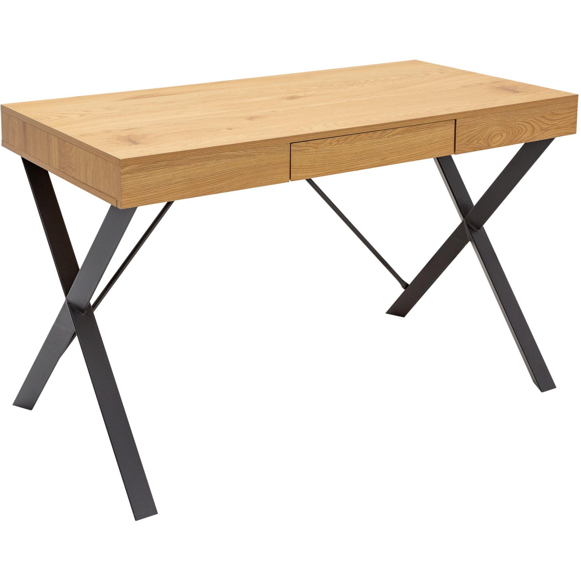 Schreibtisch Basic 110cm Eiche-Optik
