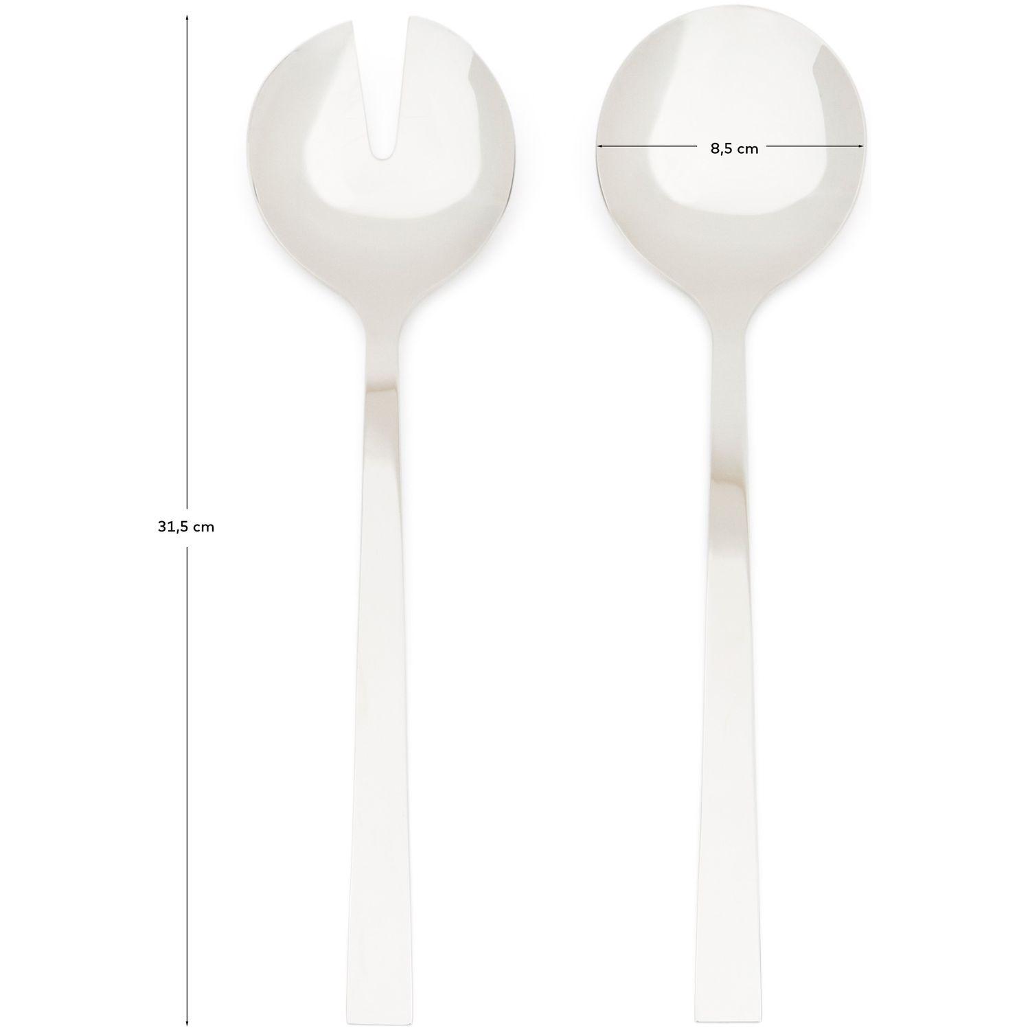 Set Nirela aus 2 Edelstahl-Küchenaccessoires