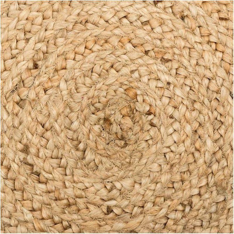 Teppich Jute natur rund 180x180
