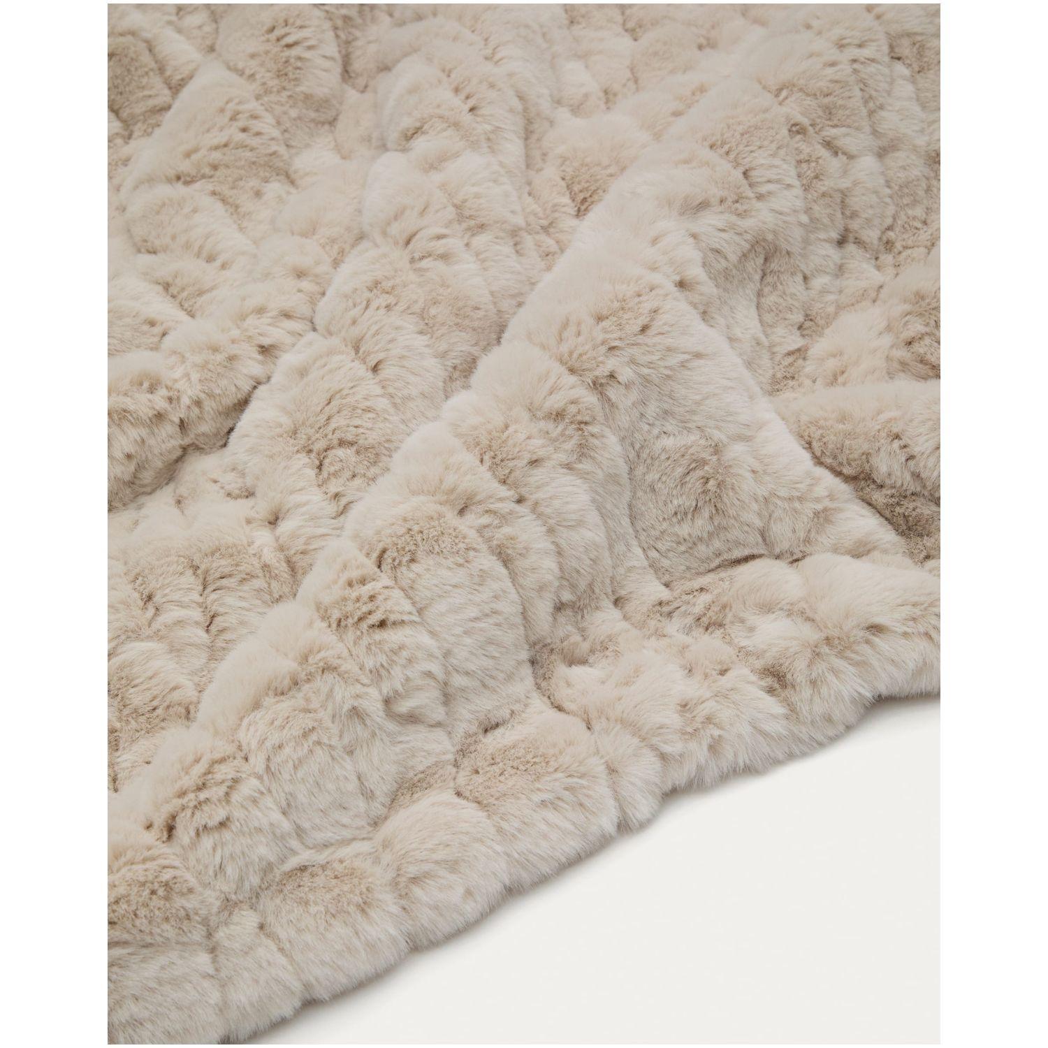 Tagesdecke Eyra Jacquard-Fell 130x170