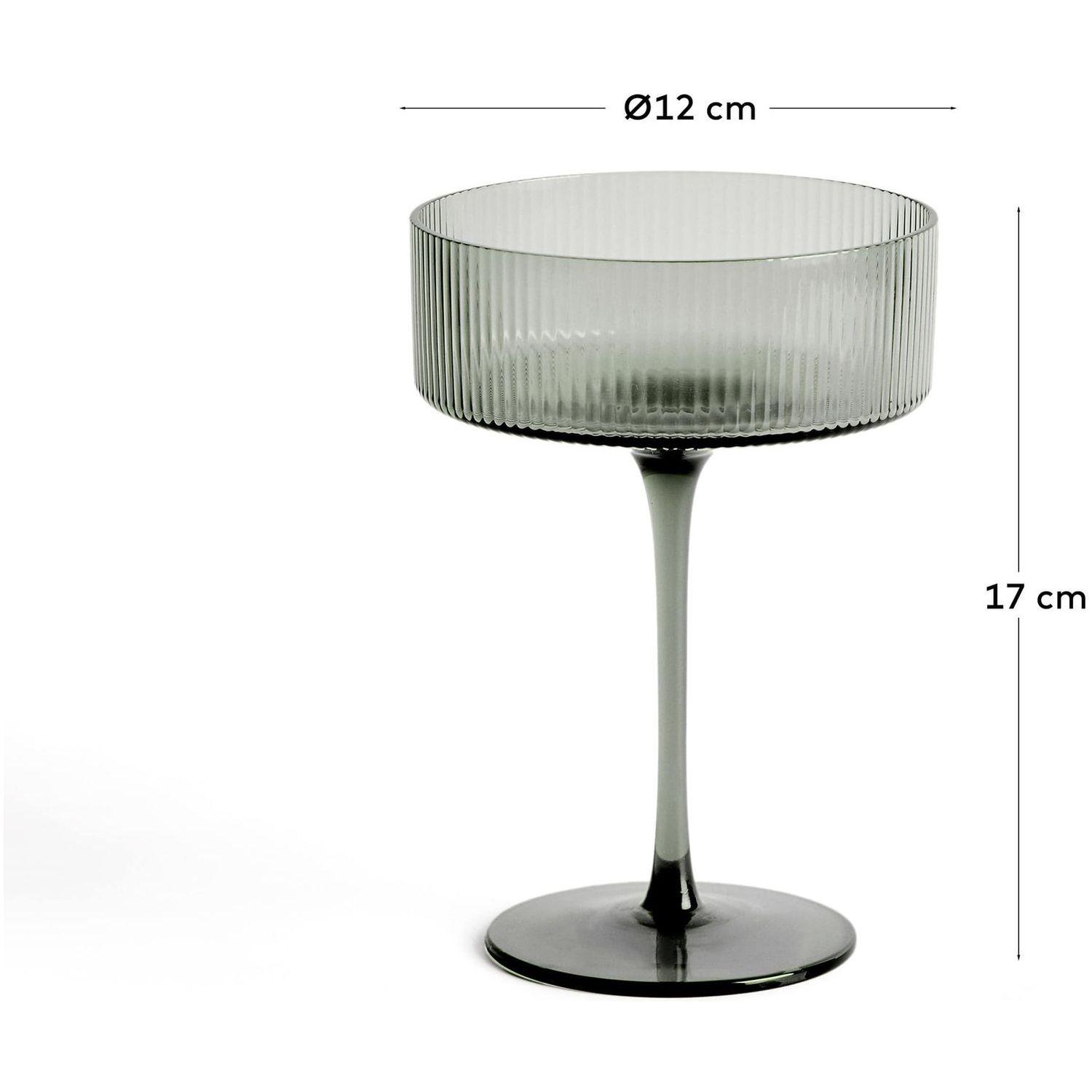 Cocktailglas Eluria aus grünem Glas 315 cl