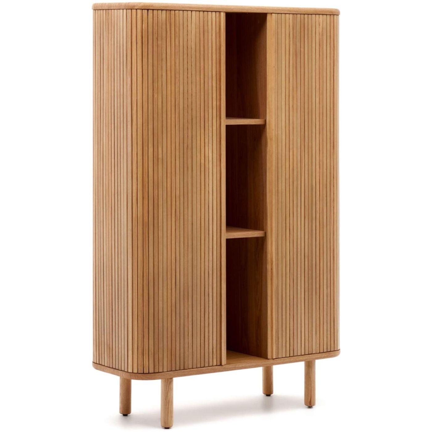 Highboard Mailen 2 Türen Eschenfurnier natur 110x160