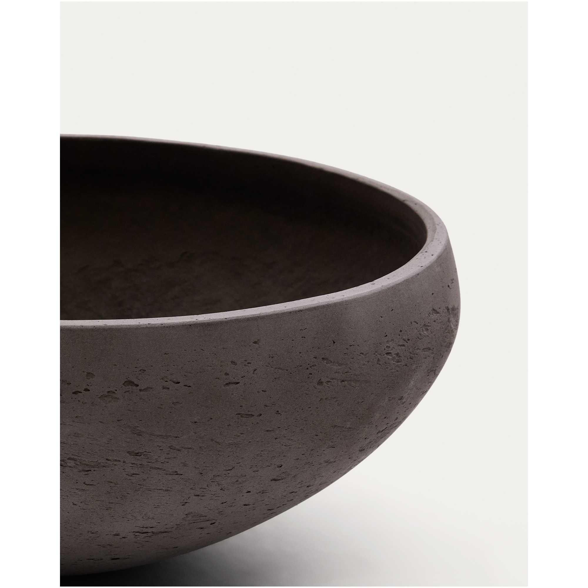 Blumentopf Nura Terrakotta mit Zementoptik (2er-Set)