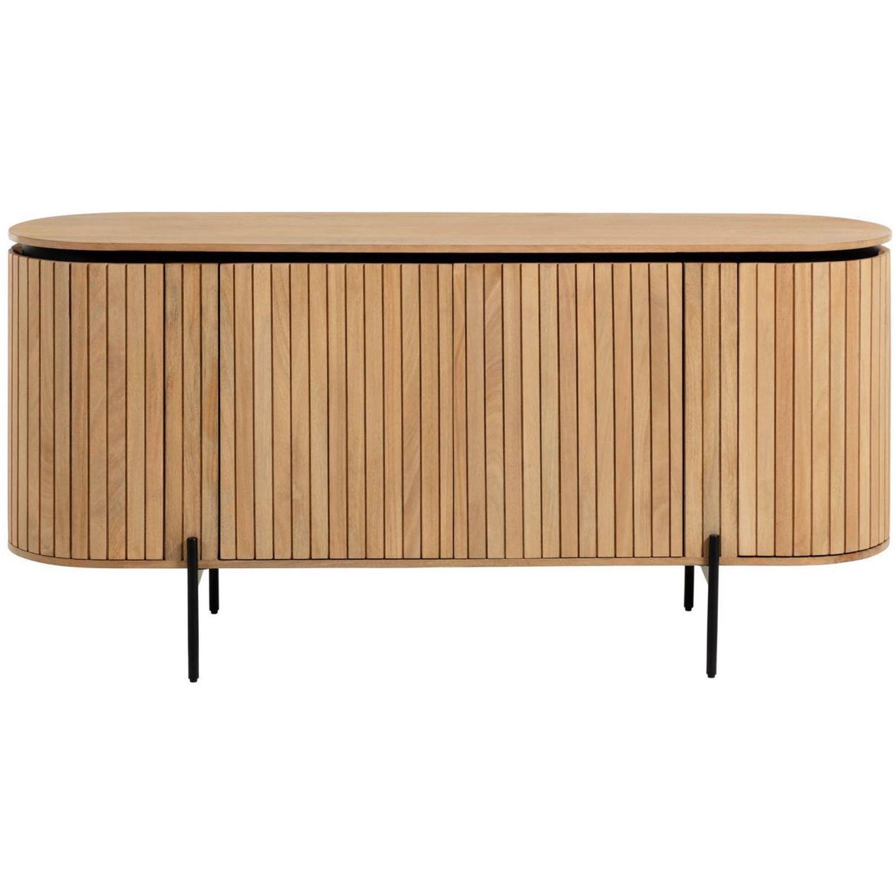Sideboard  Licia mit 4 Türen Mangoholz natur 170