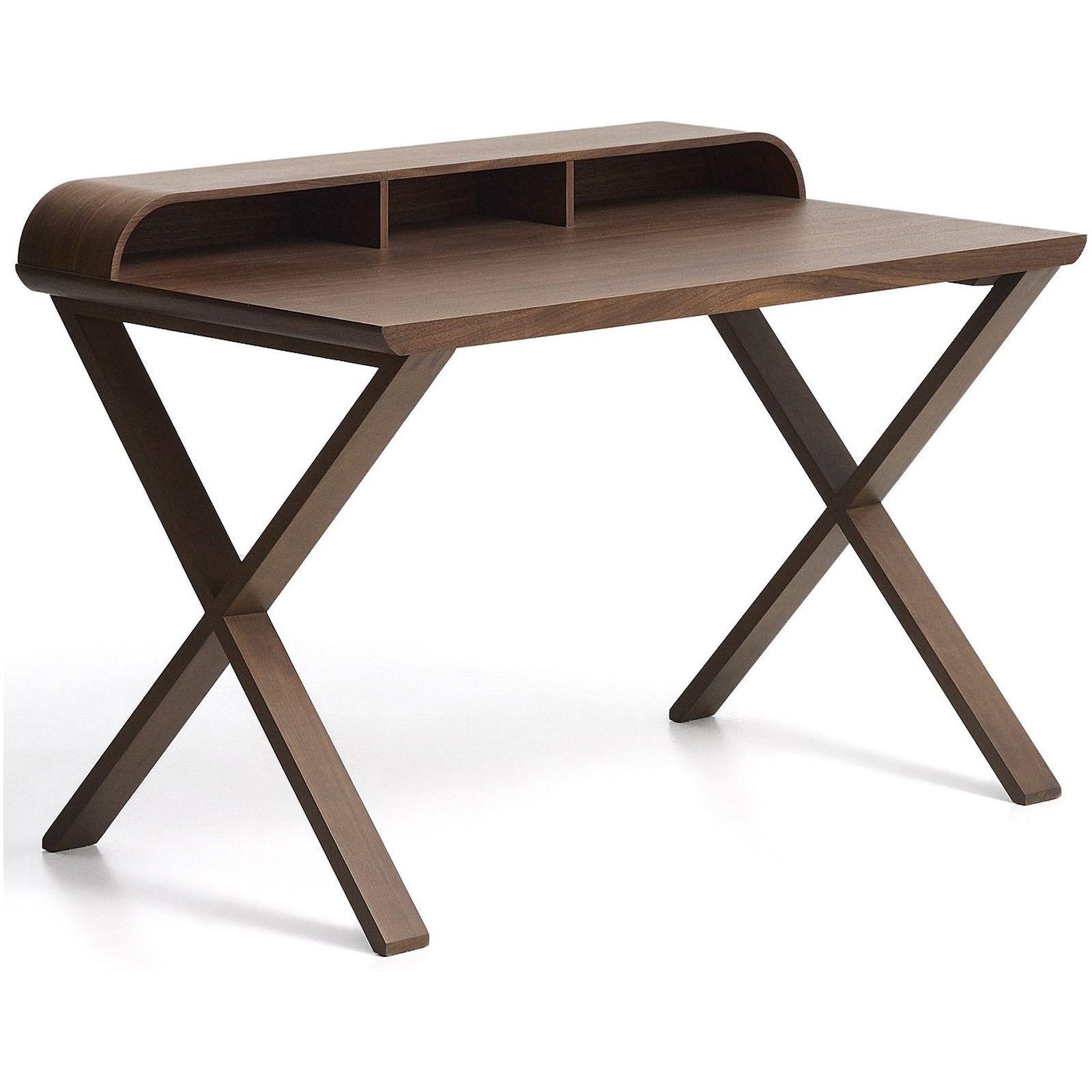 Schreibtisch Dilare aus Nussbaumfurnier 120x85