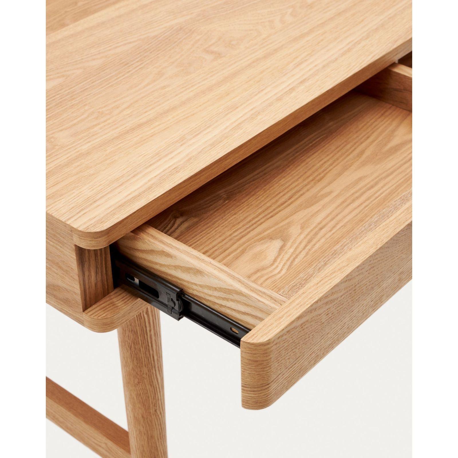 Schreibtisch Araxi Eschenholz Wienergeflecht 105x62