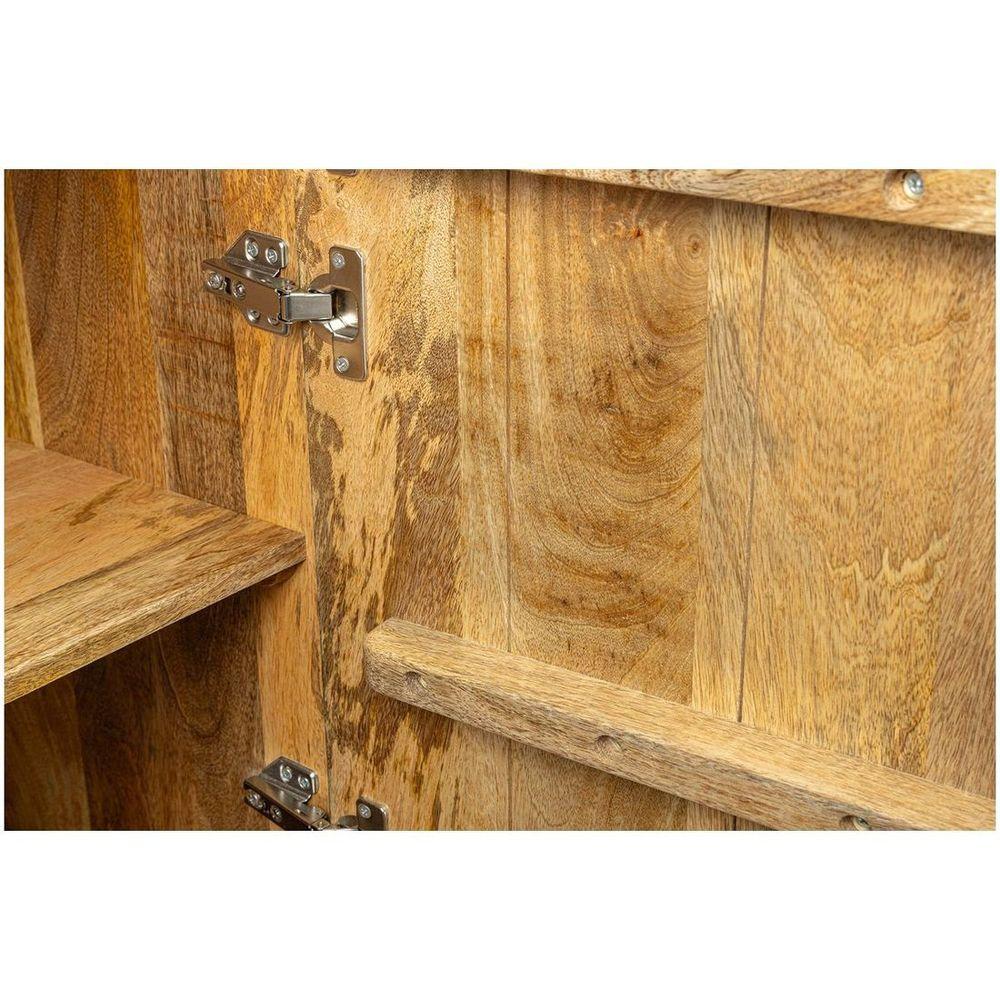 Highboard Vintage Baraya 120 Mangoholz grün