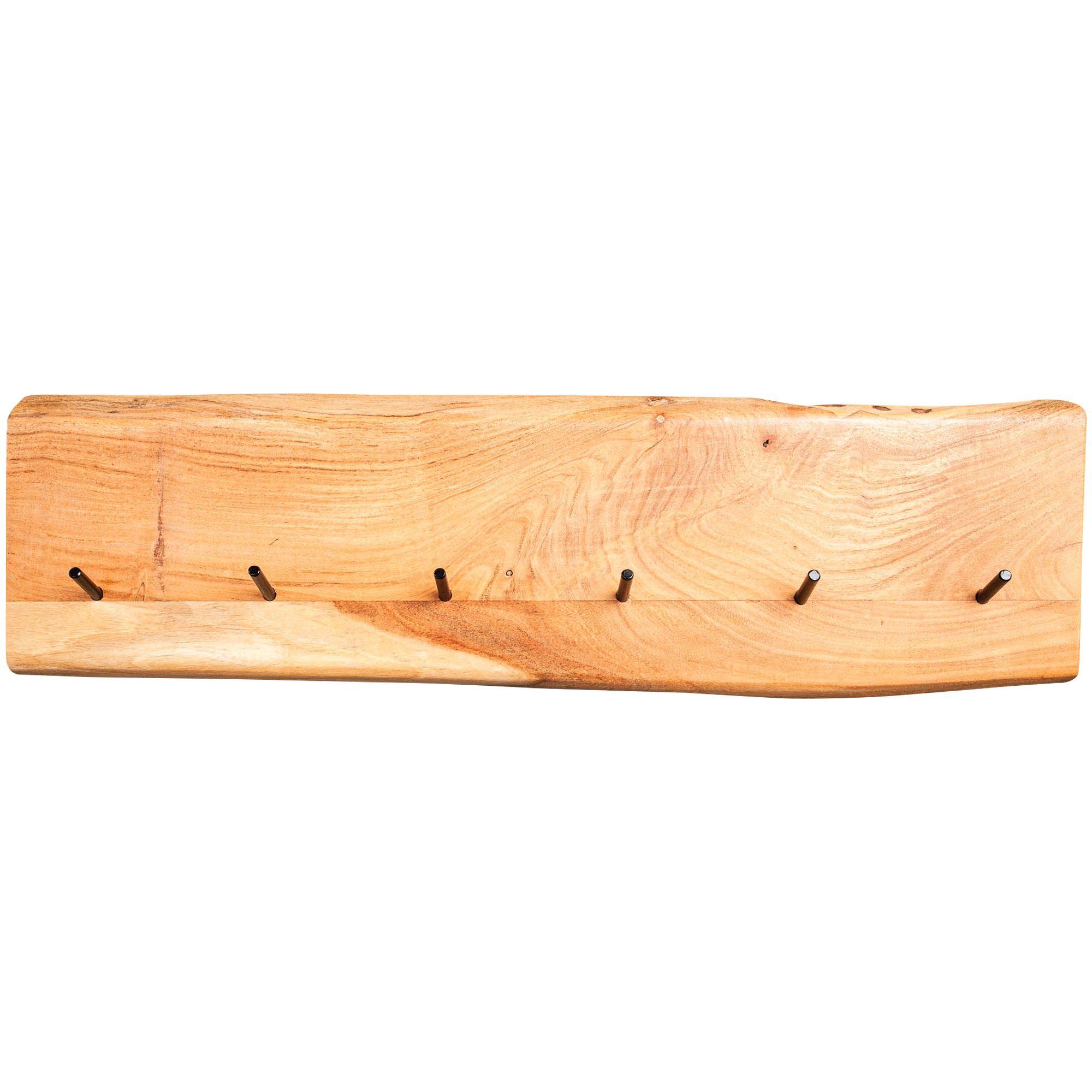 Wandgarderobe Eclipse 80cm Akazie Baumkante