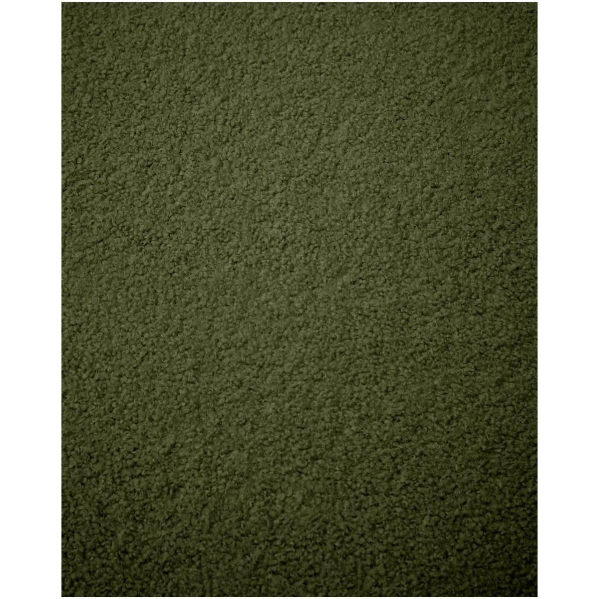 Ersatzbezug 120x120 Fusshocker Kaeli in grünem Bouclé