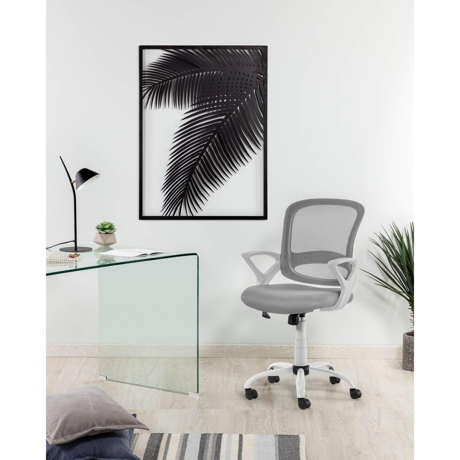 Schreibtisch Burano Glas transparent 125x70