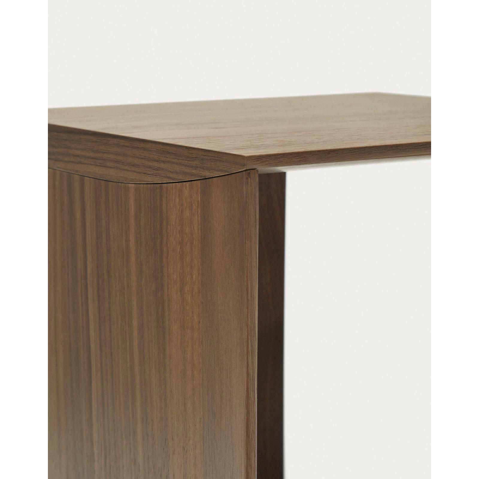 Litto grosses Regalmodul aus Nussholzfurnier 101 x 38 cm
