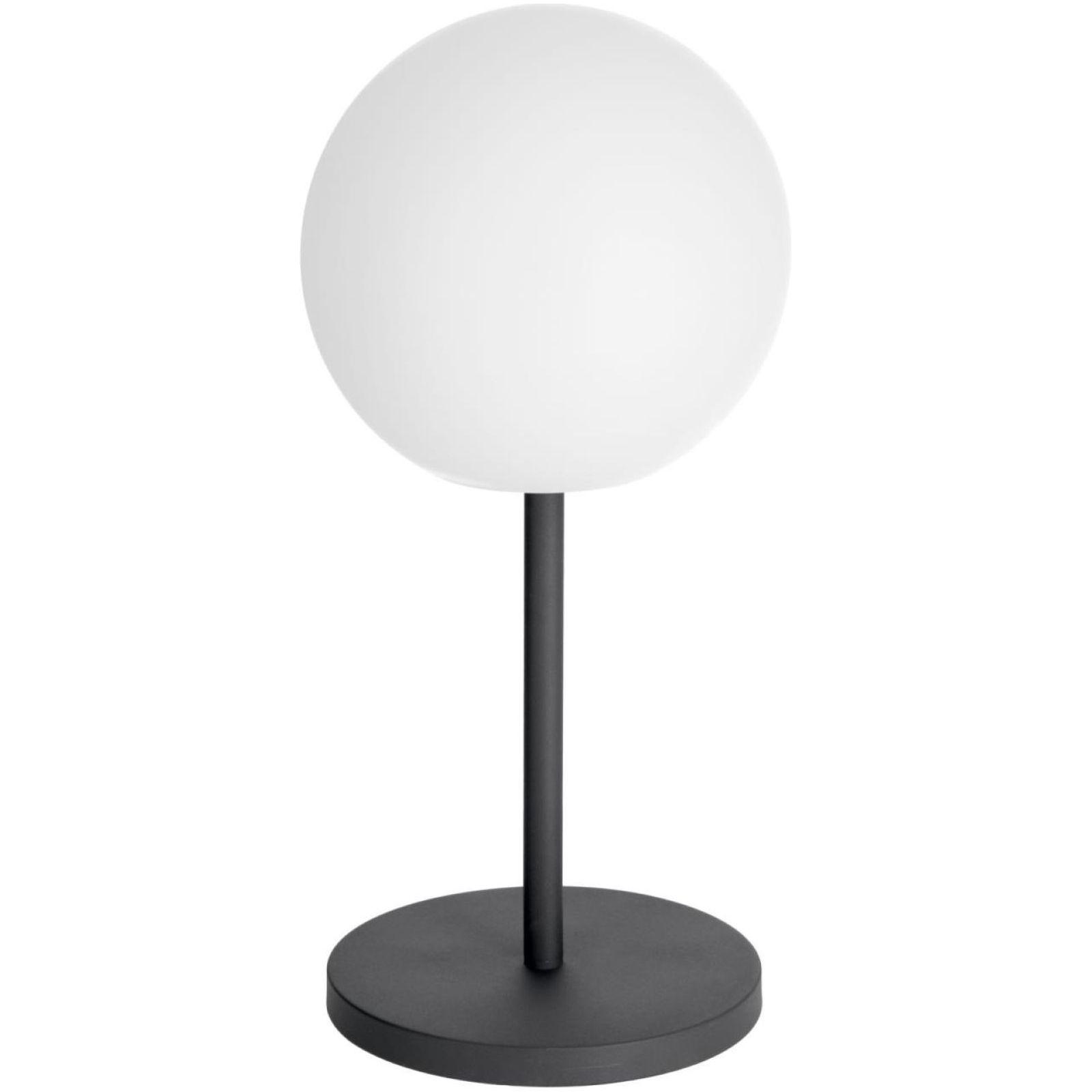 Dinesh Tischlampe aus schwarzem Stahl