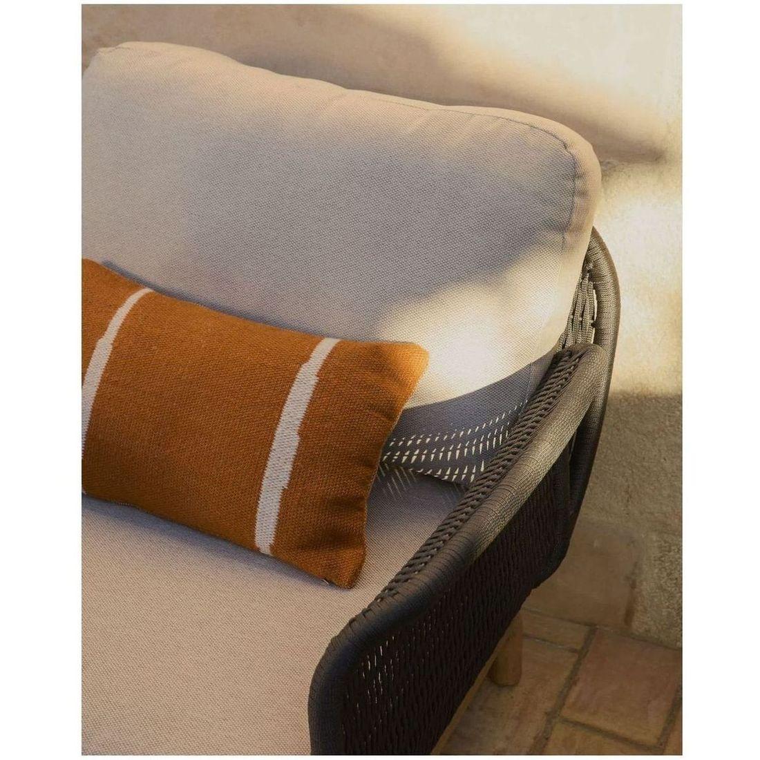 Kissenbezug Daila mit Ikat-Muster 100% PET orange 30x50