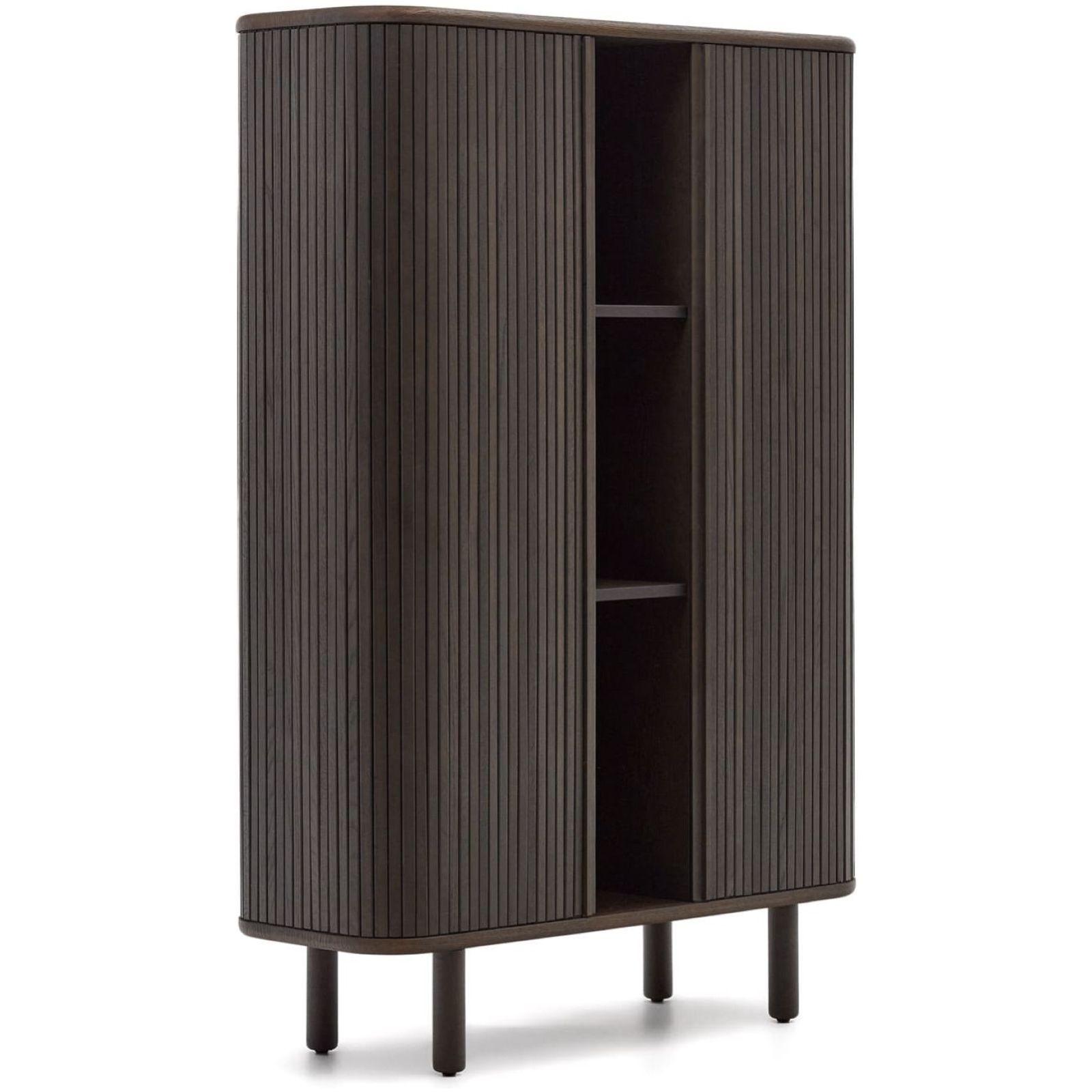 Highboard Mailen 2 Türen Eschenfurnier dunkel 110x160