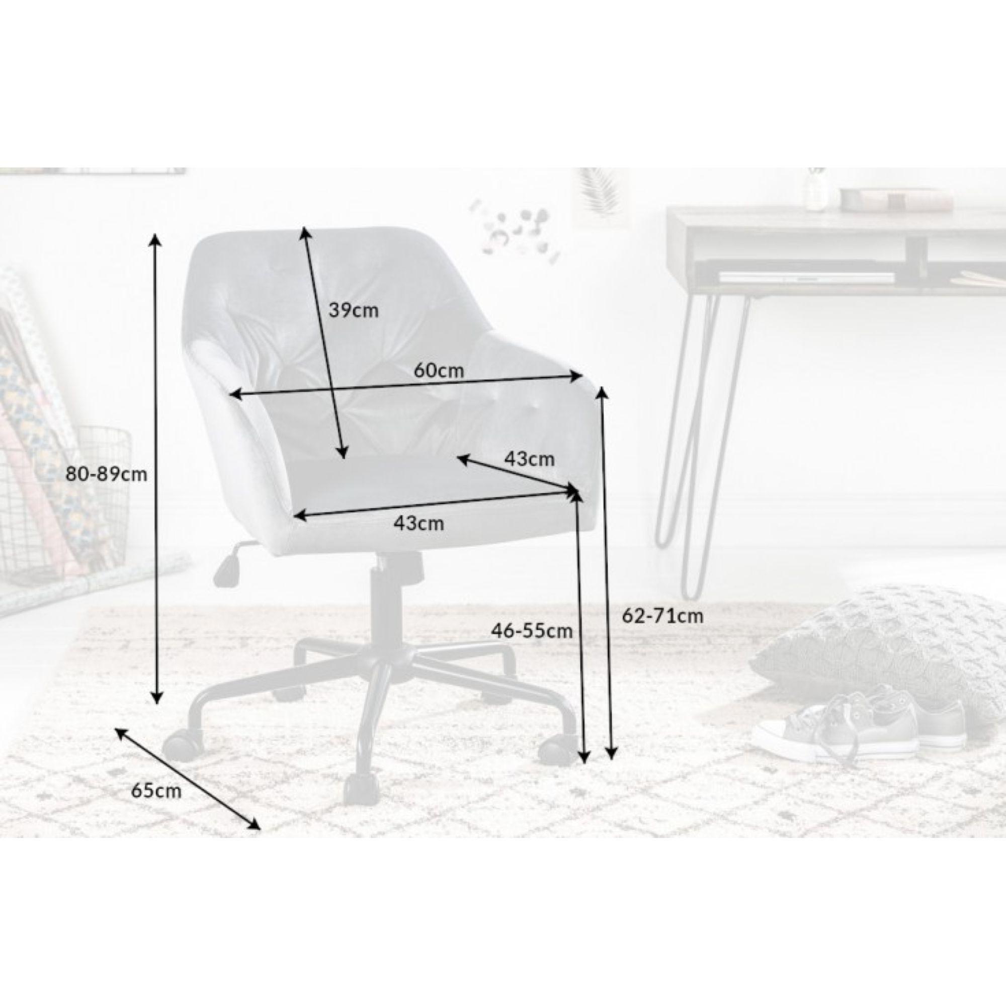 Bürostuhl Copenhagen Armlehne grau