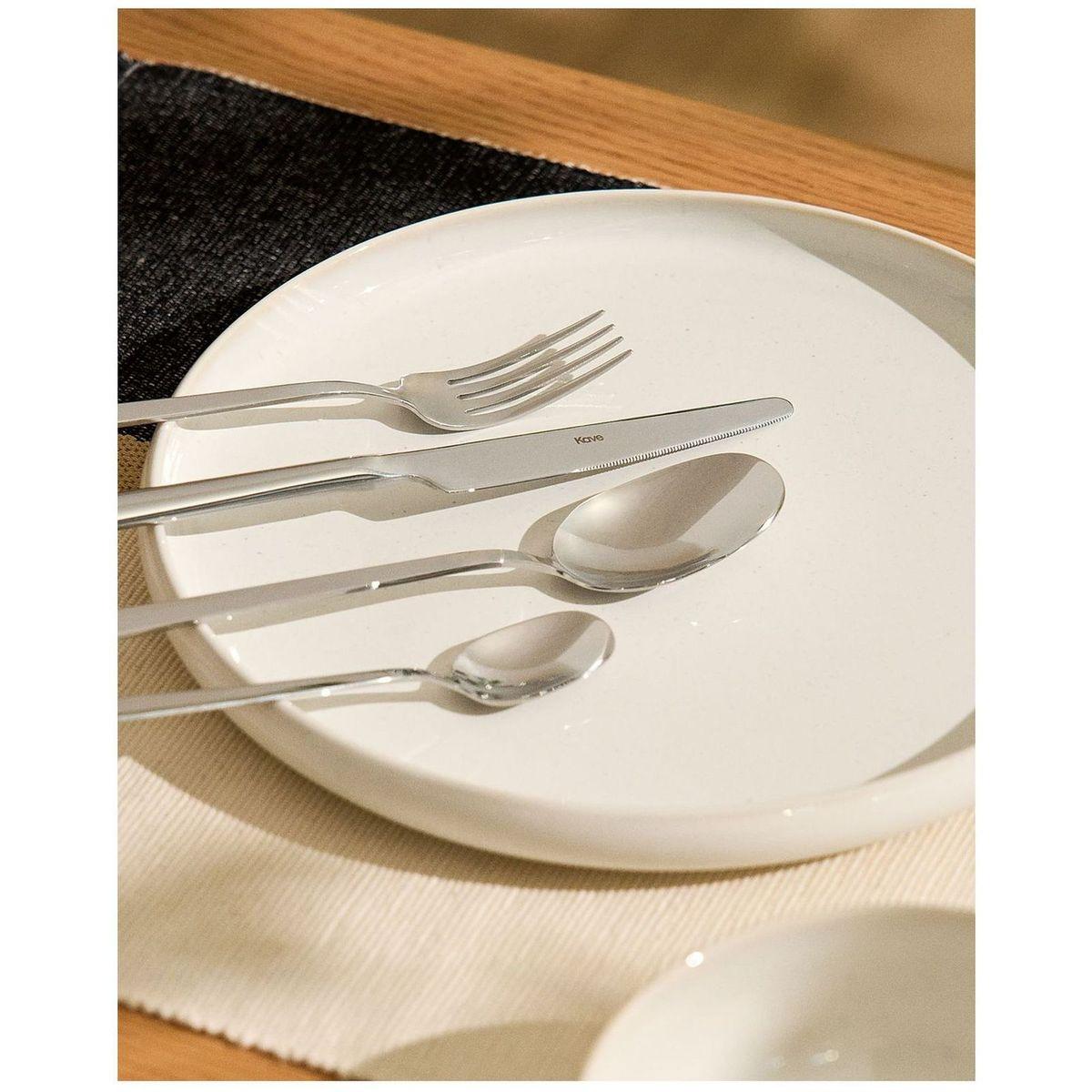 16-teiliges Edelstahl-Besteckset Dilora mit glänzendem Finish