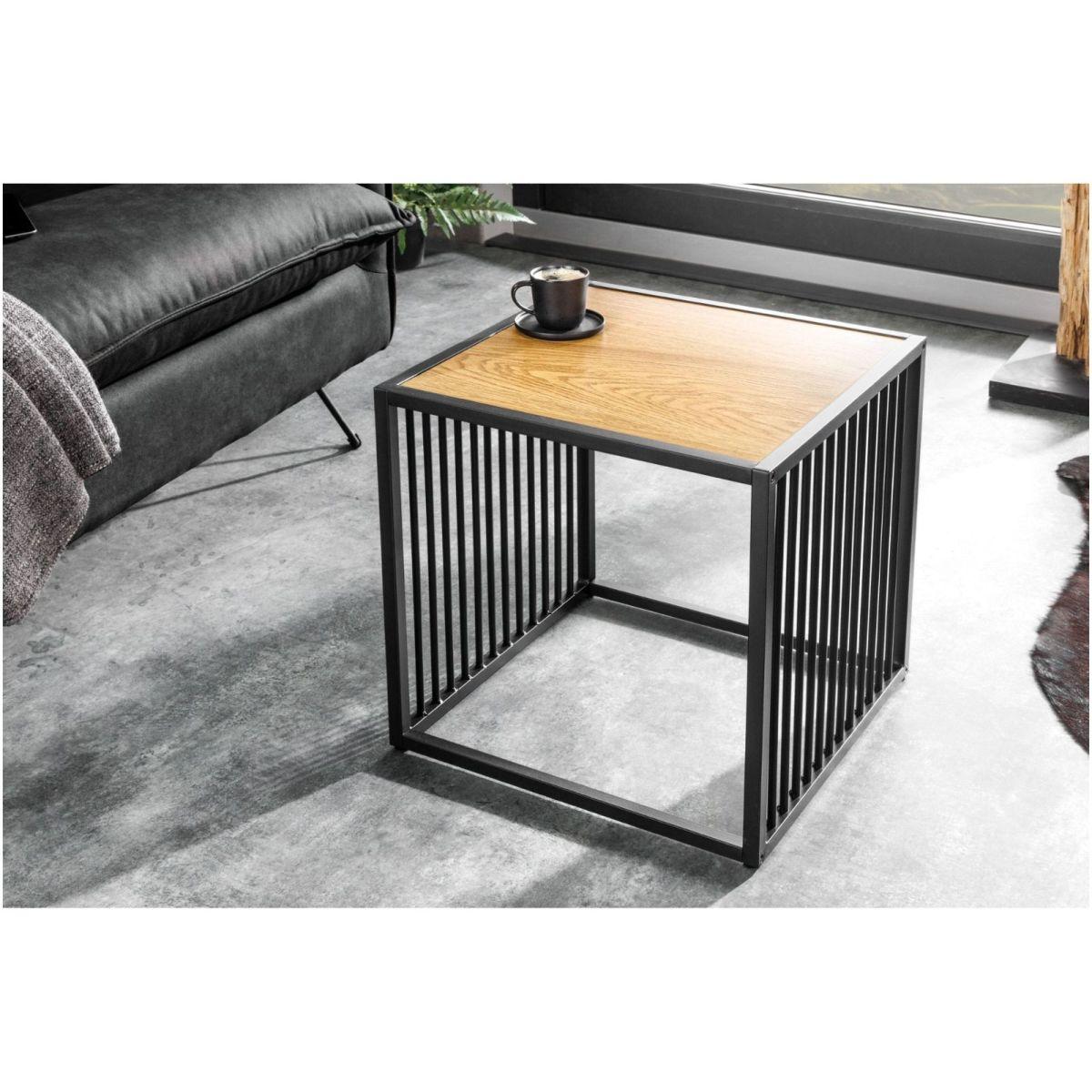 Beistelltisch Arbor Wildeiche Optik 40x40