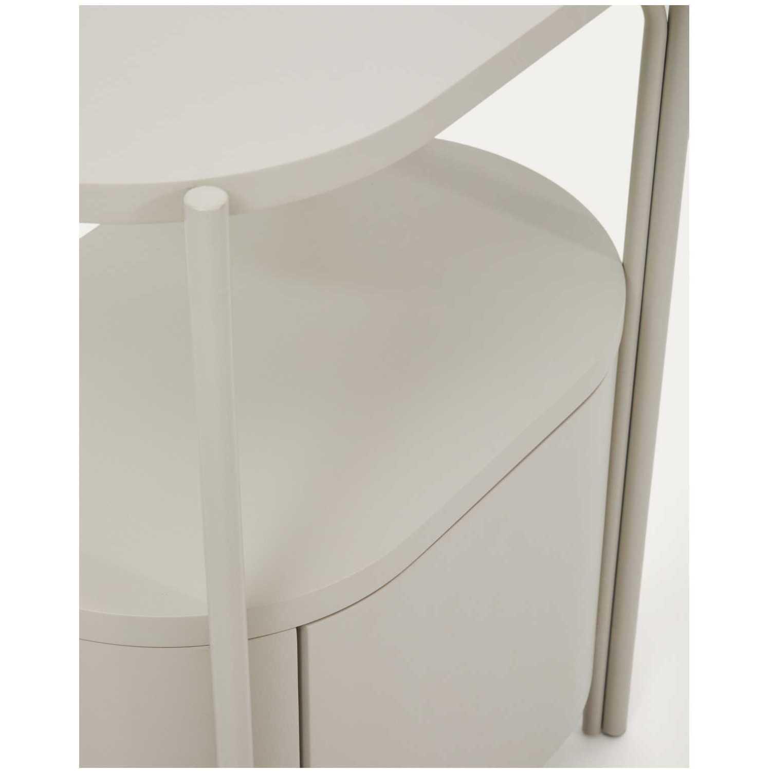Badezimmermöbel Arely mit Stahlgestell und weiss lackiertem MDF 60x40