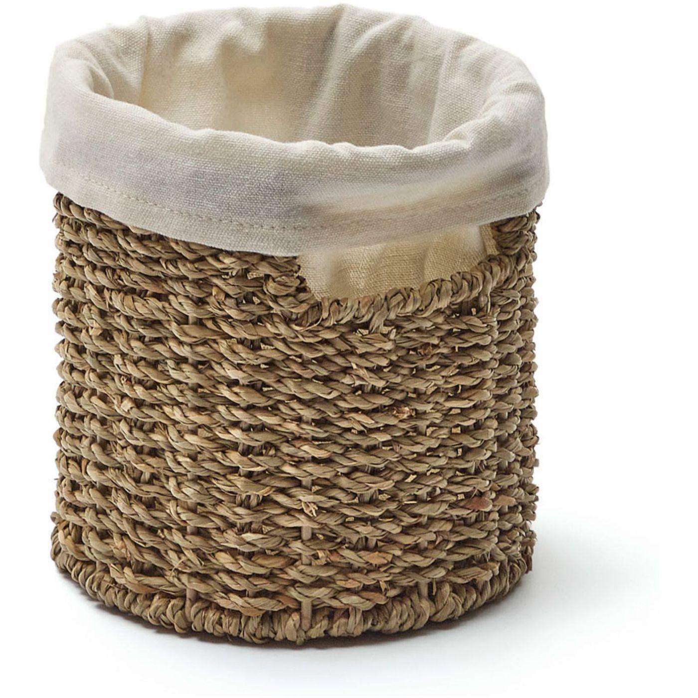Korb rund Tossa aus Rattan Naturfasern (mit Einlage)