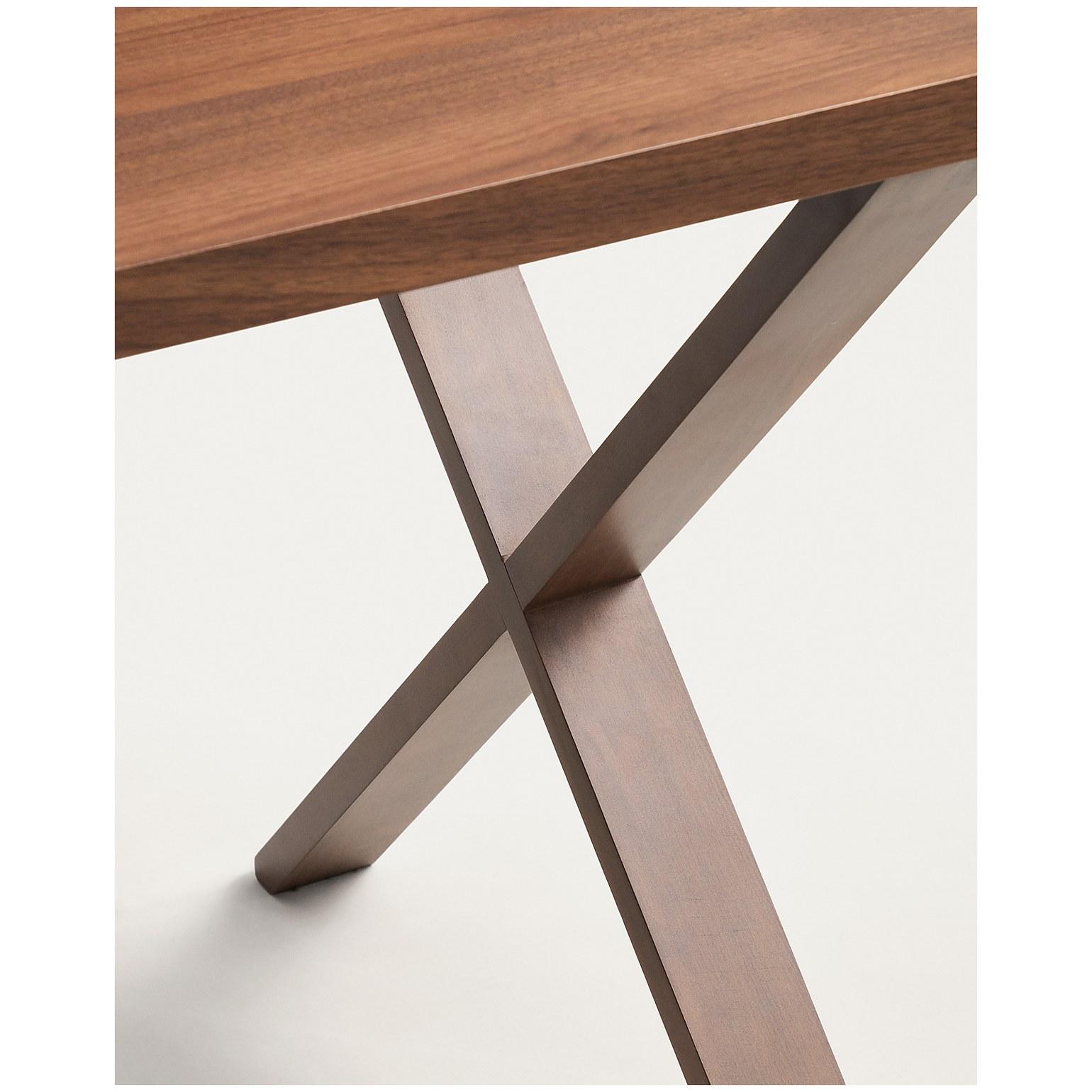 Schreibtisch Dilare aus Nussbaumfurnier 120x85