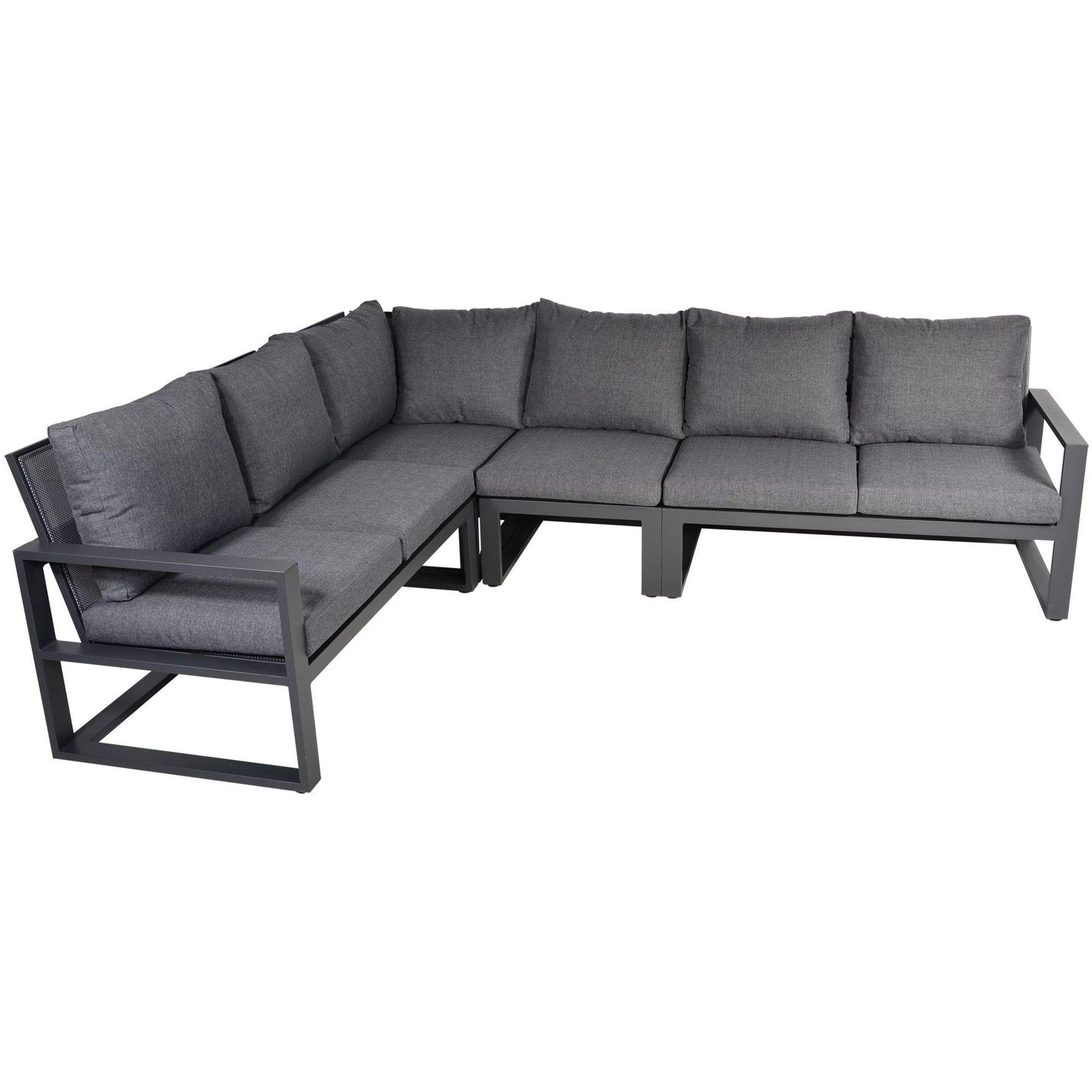Garten Ecklounge Cello Aluminium anthrazit 217x282
