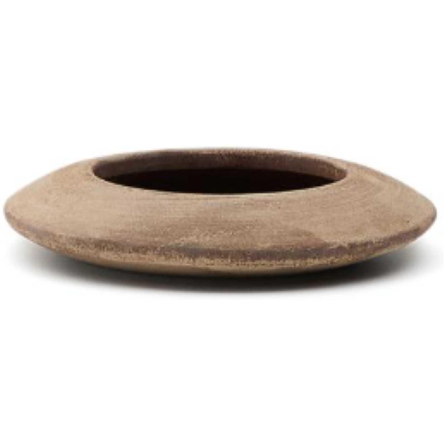 Blumentopf rund Rivor Terrakotta mit Finish in natürlichem Farbton 36x36