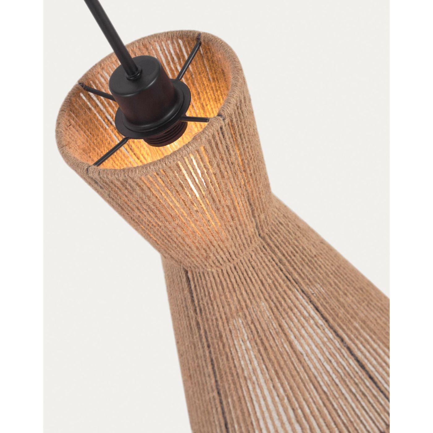 Crista Lampenschirm für Deckenlampe aus Jute natur 24.5x24.5