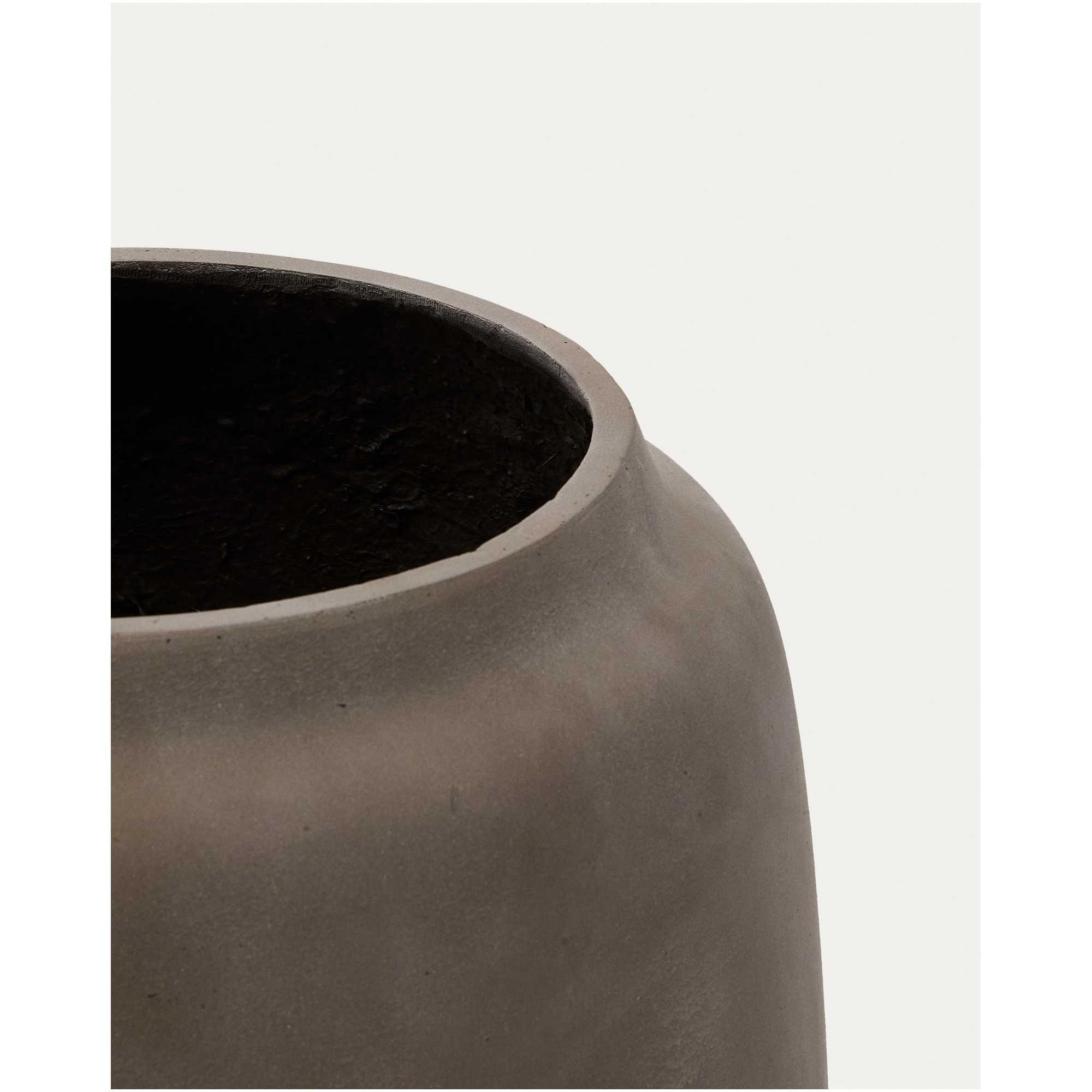 Blumentopf rund Lira in Terrakottaoptik 53x35
