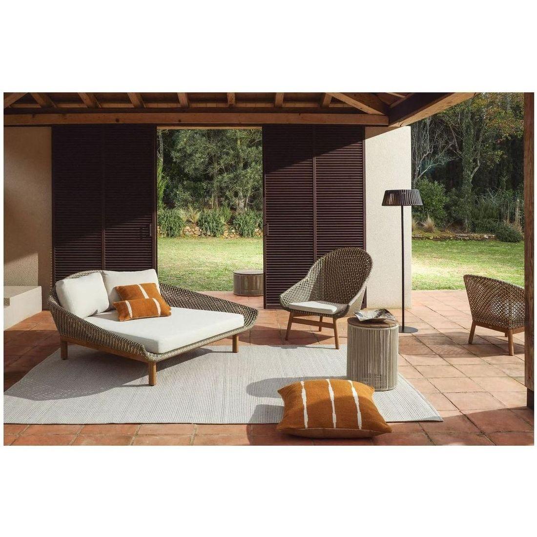 Kissenbezug Daila mit Ikat-Muster 100% PET orange 50x50