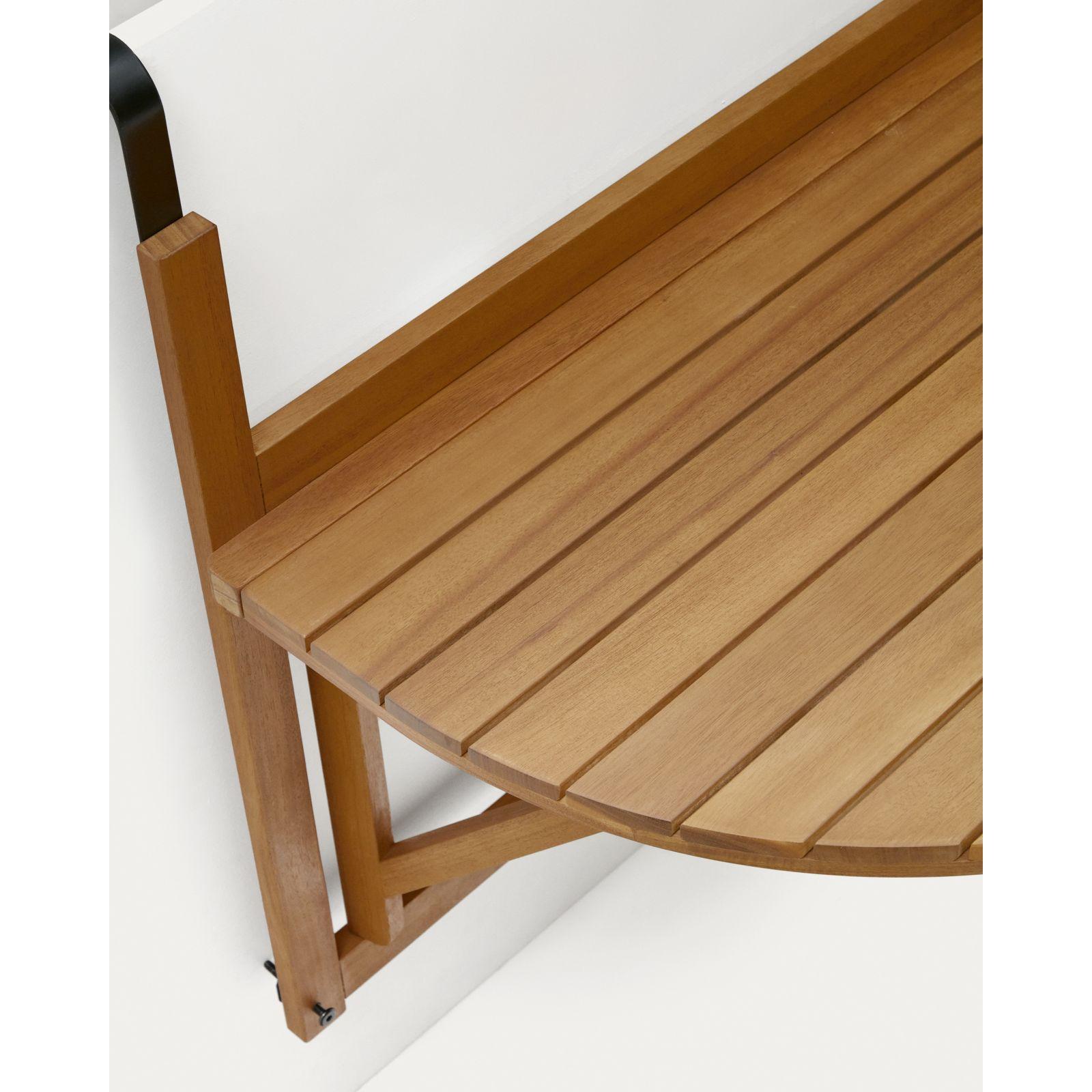 Wandtisch Klapptisch Amarilis Balkon aus massivem Akazienholz FSC 100% 50x70