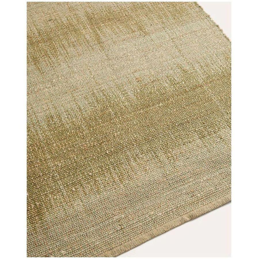 Teppich Lirmo aus Jute grün 200x300