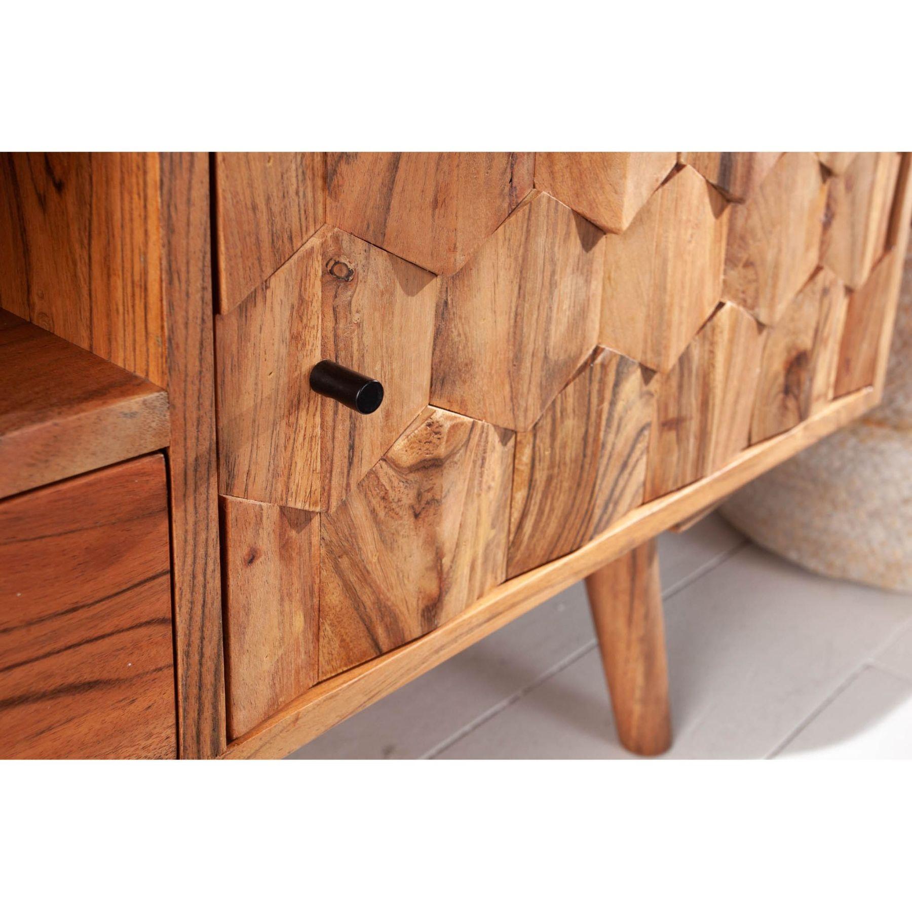 TV Board Beehive II 140cm Akazie