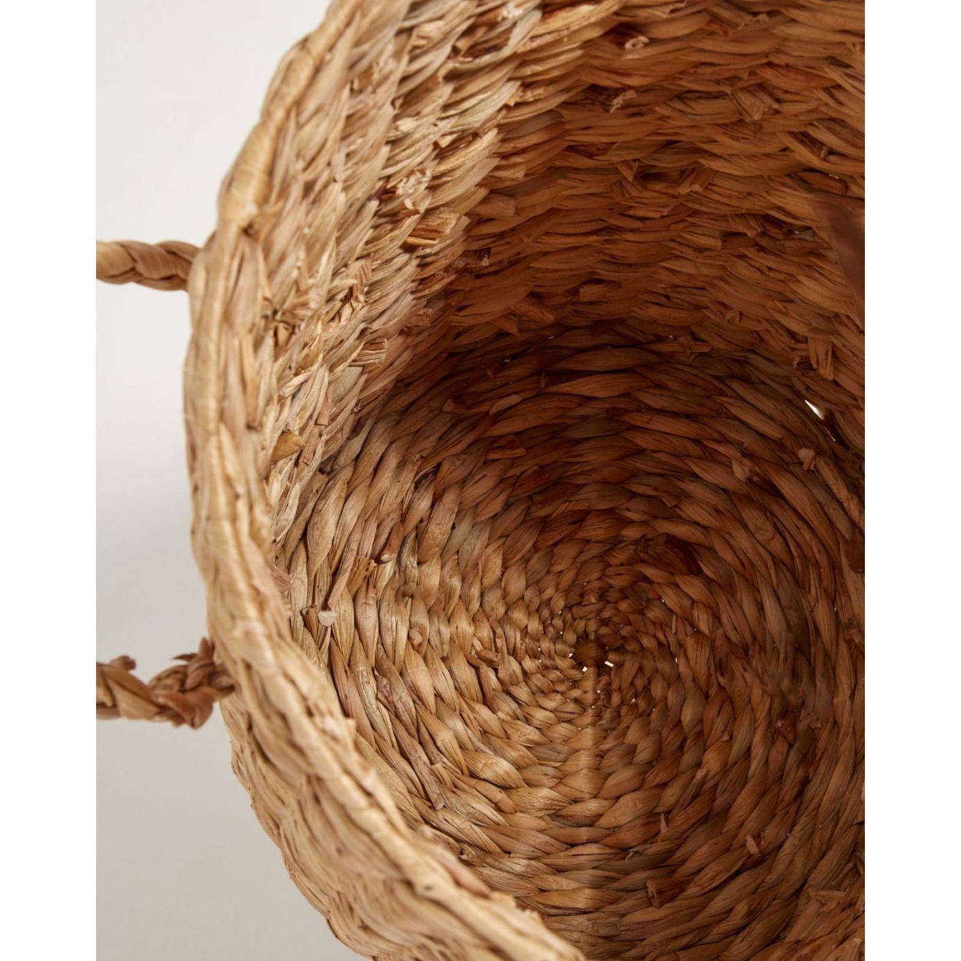 Wäschekorb Yessira Rattan natur 37x37